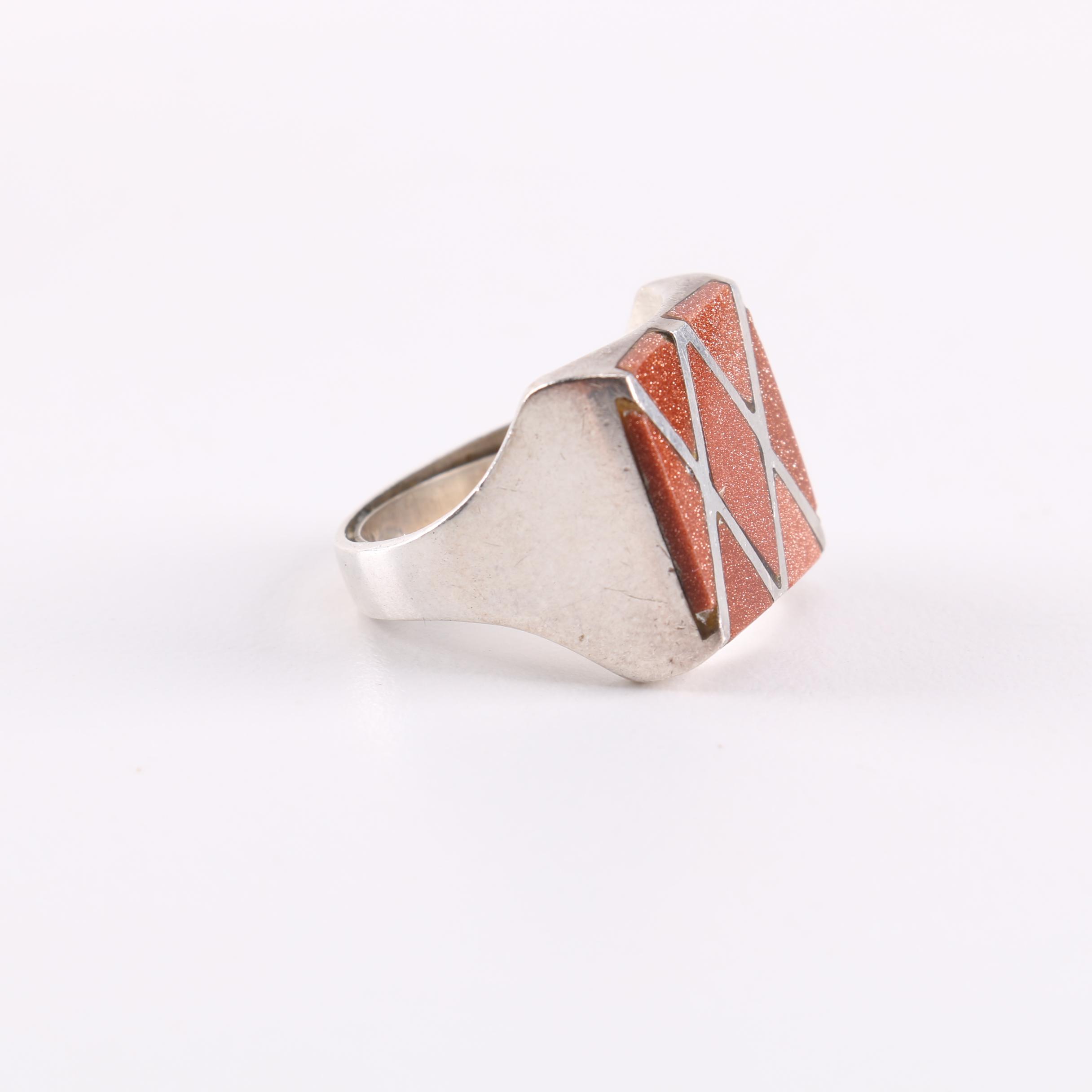 Sterling and Stone Jewelry Including Mother of Pearl