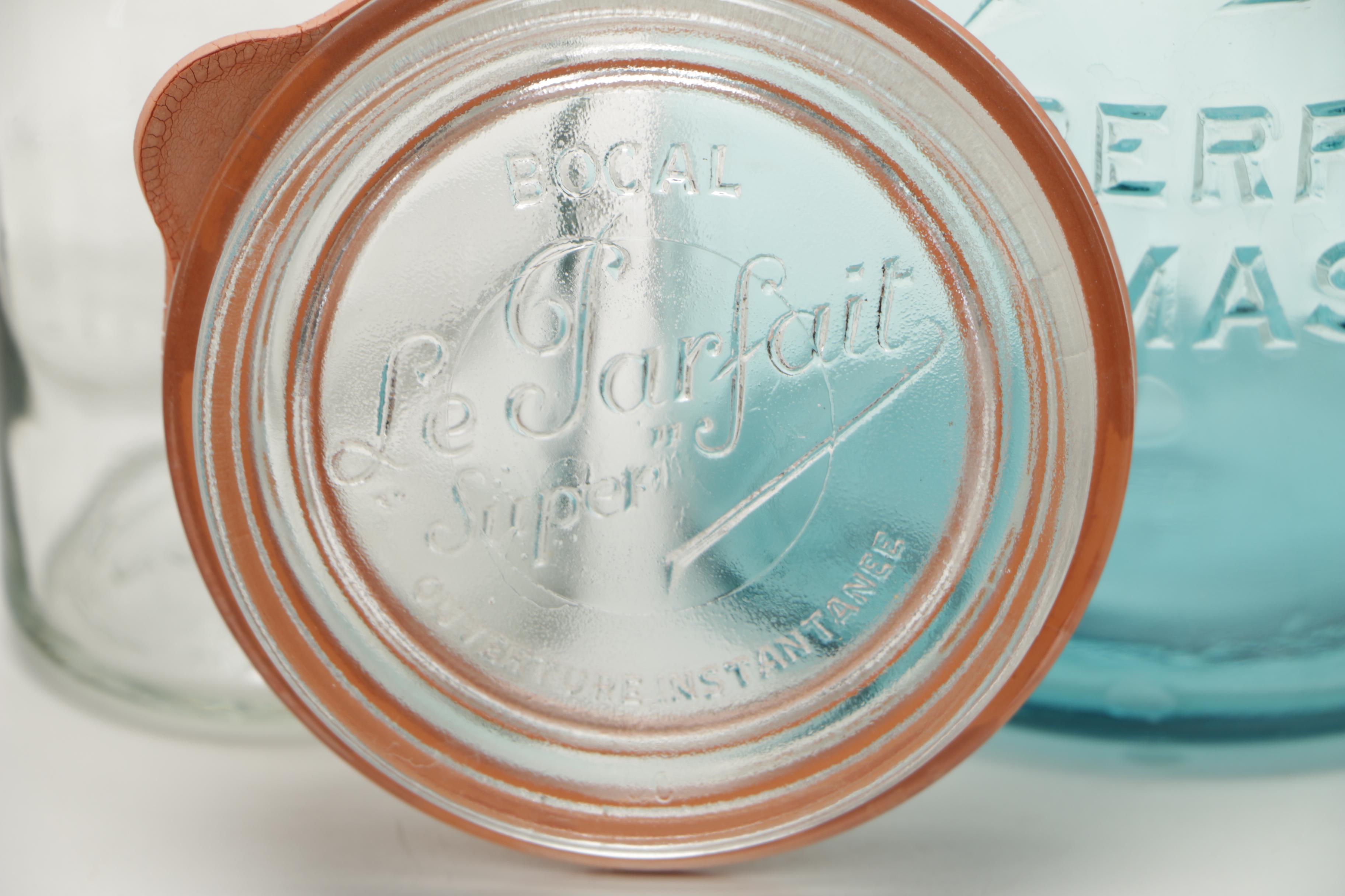 Glass Canning Jars Including Ball "Perfect Mason"