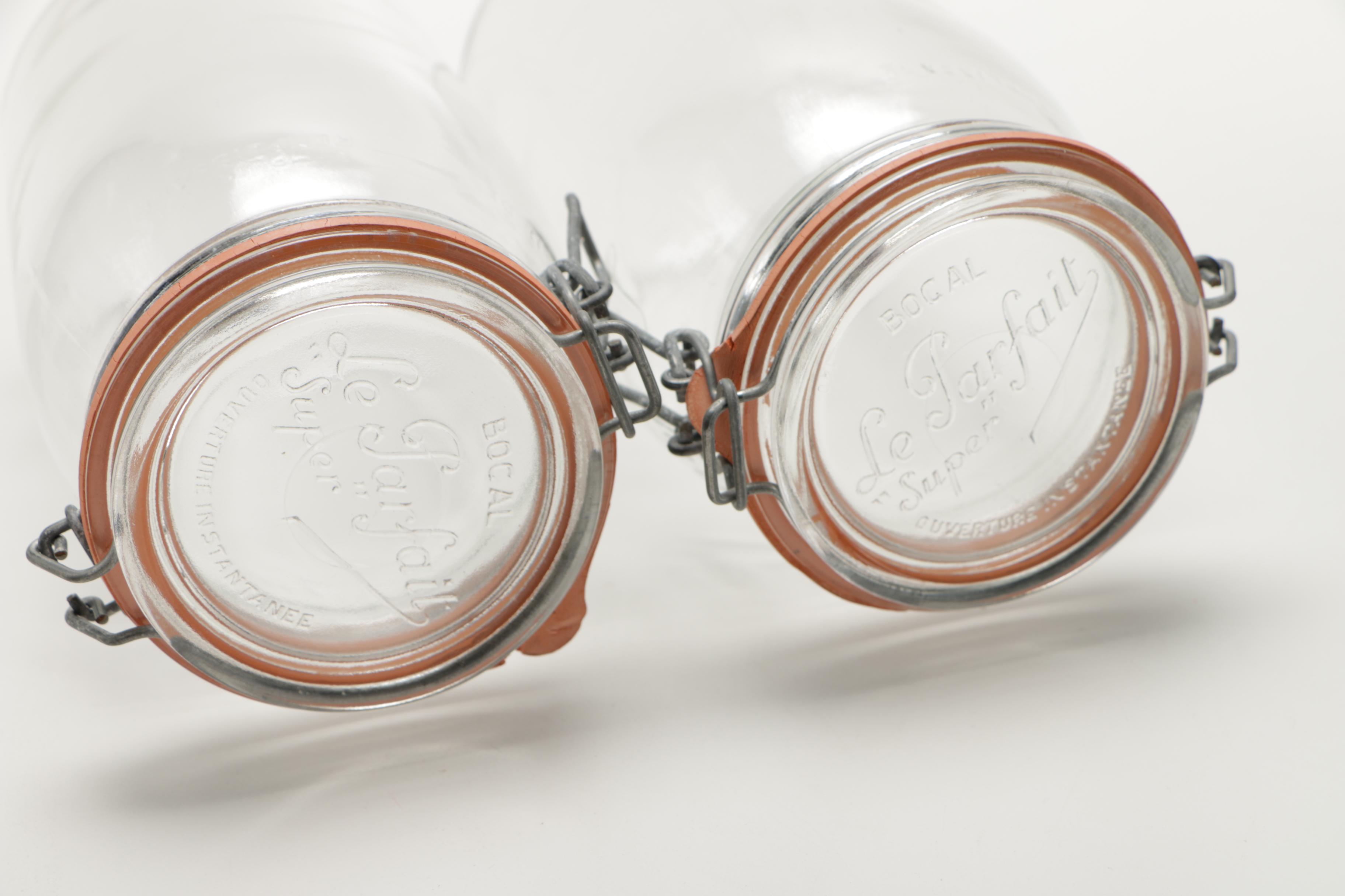 Glass Canning Jars Including Ball "Perfect Mason"