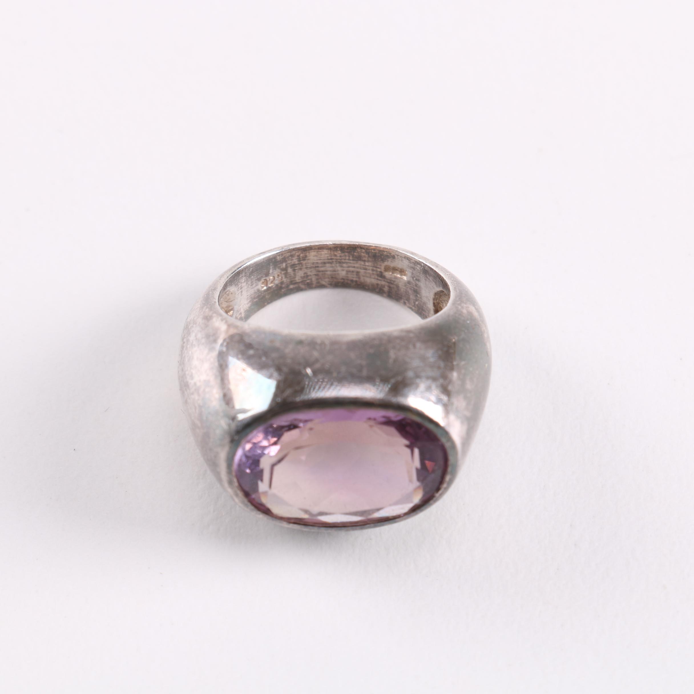 Sterling and Stone Jewelry Including Mother of Pearl