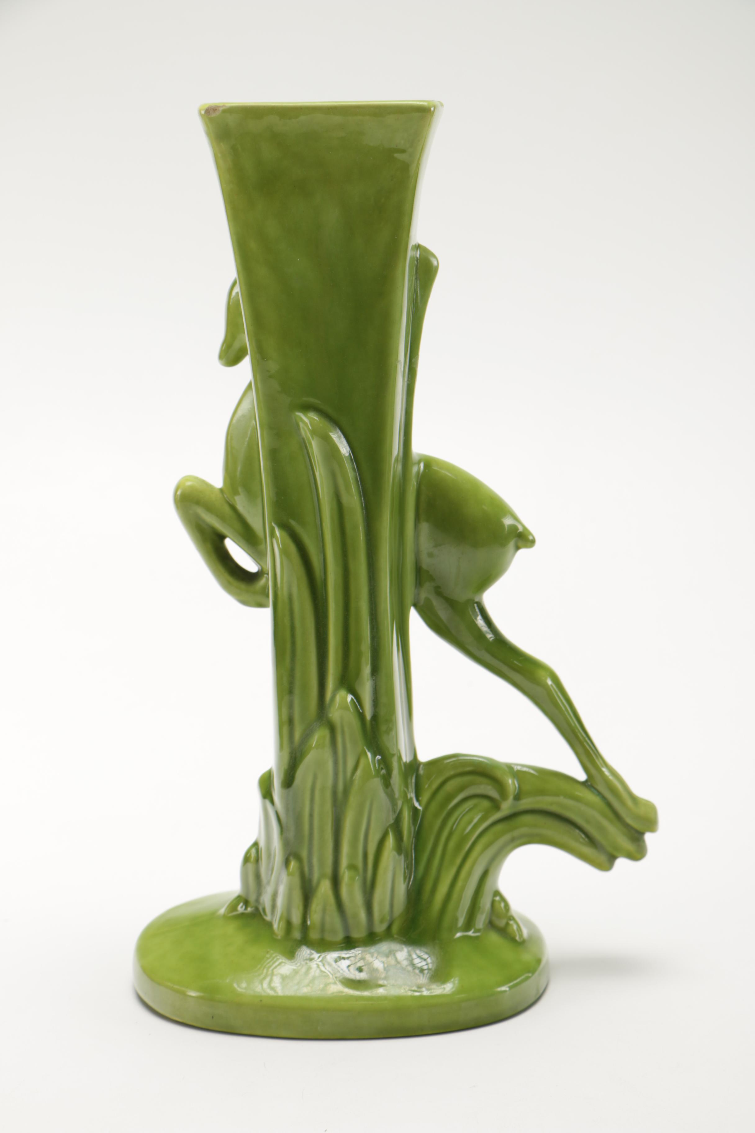 Royal Haeger Ceramic Antelope Vase