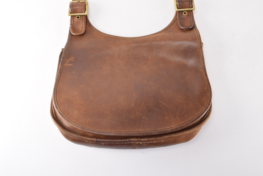 Vintage Coach Leather Handbag