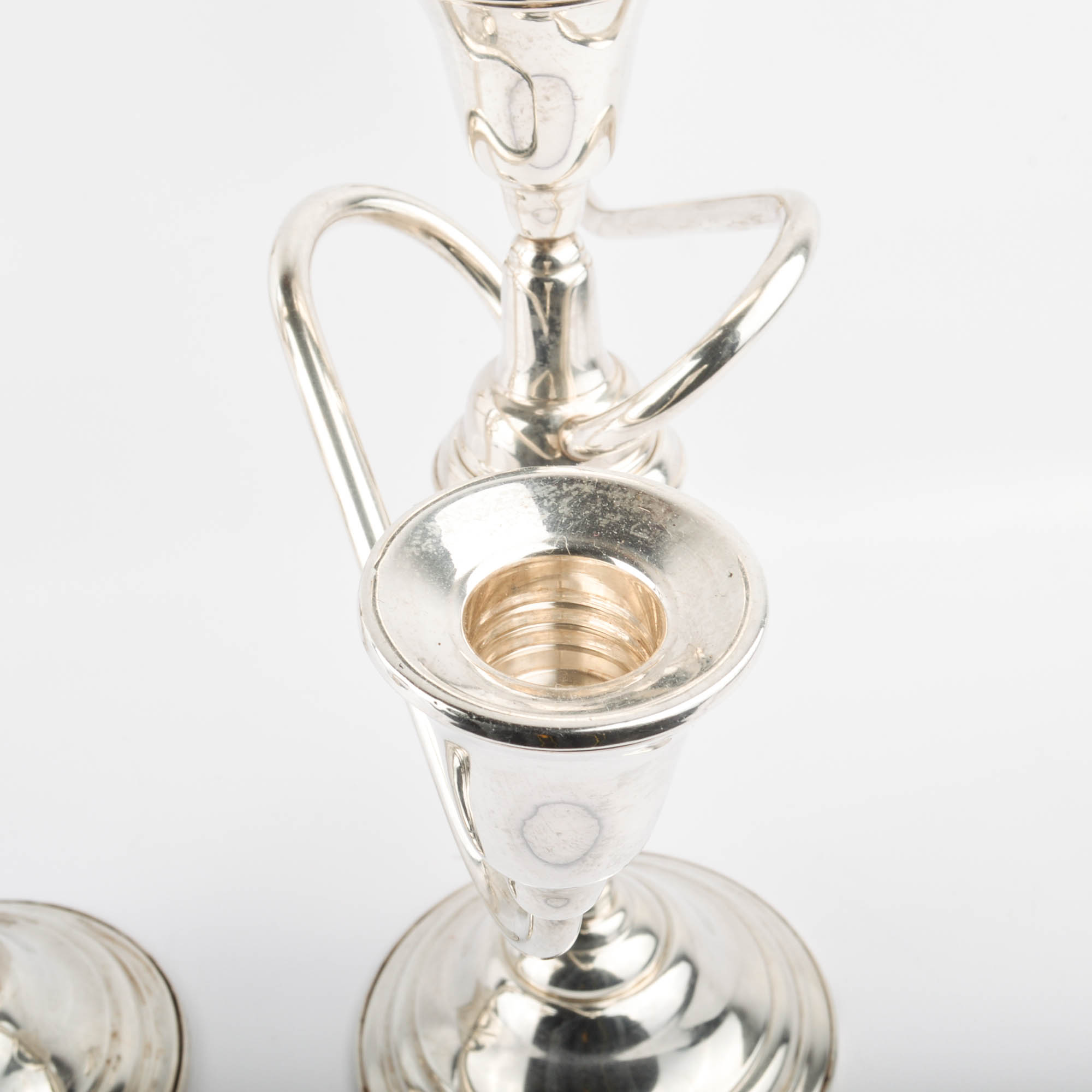 Rogers Weighted Sterling Candelabra Pair