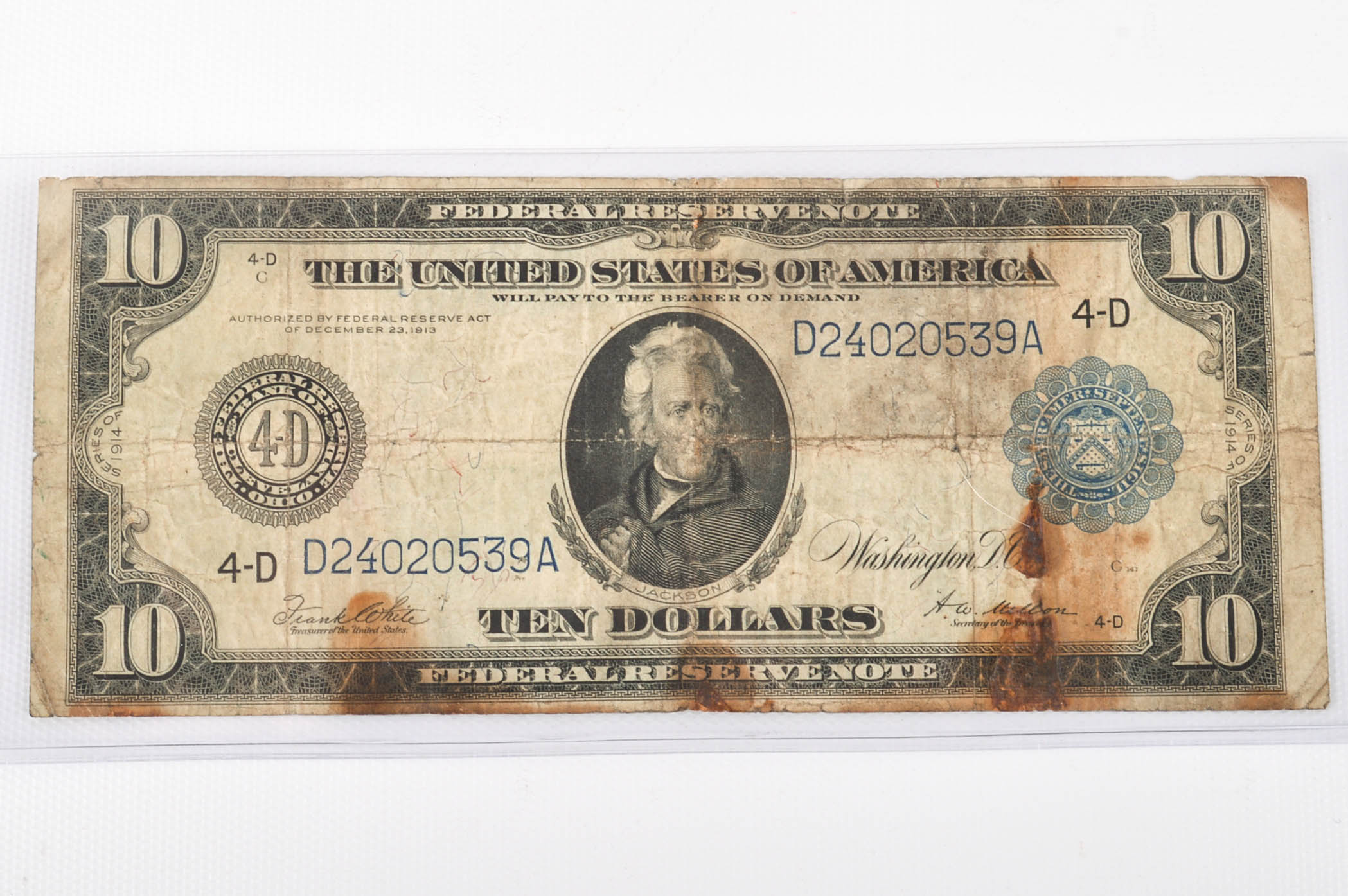 19-20th Century United States Federal Reserve Notes and Assorted Currency