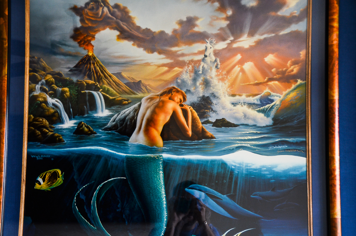 Jim Warren and Robert Wyland Giclee "Mermaid Dreams"