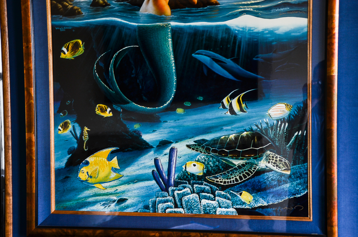 Jim Warren and Robert Wyland Giclee "Mermaid Dreams"