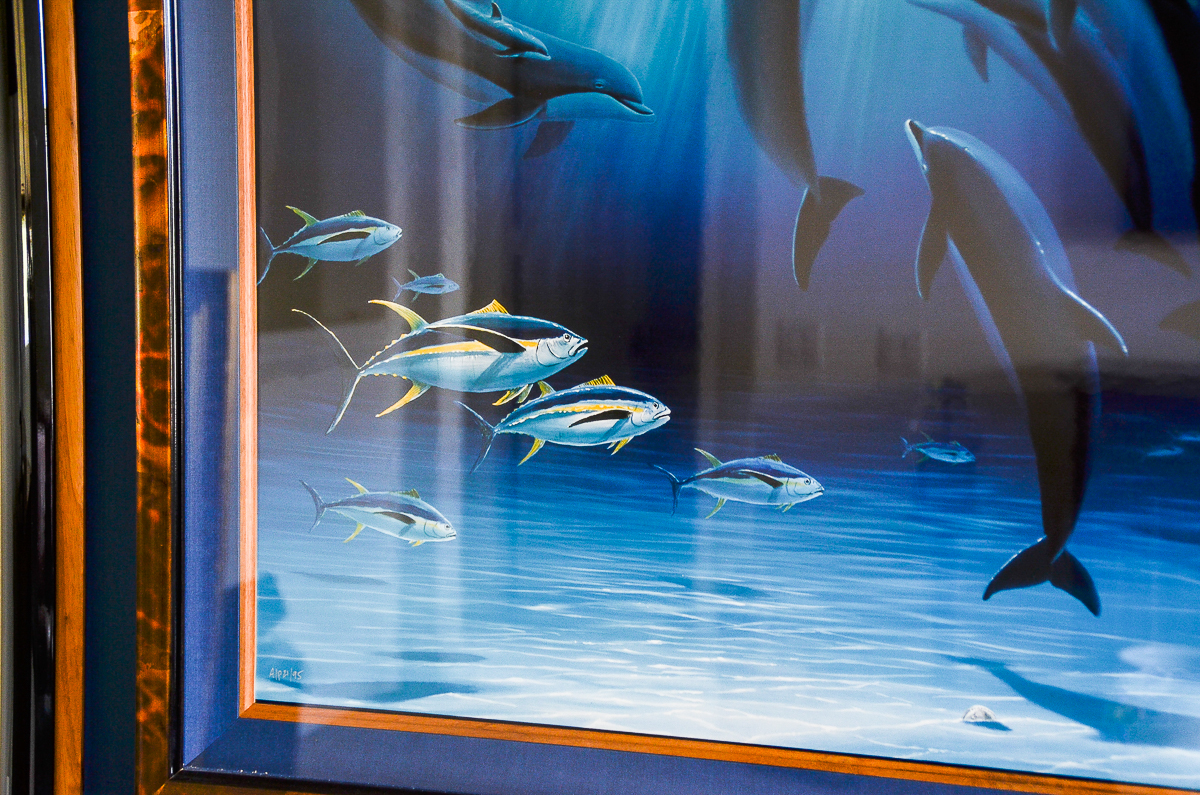 Jim Warren and Robert Wyland Artist Proof Giclee "Dolphin Rides"