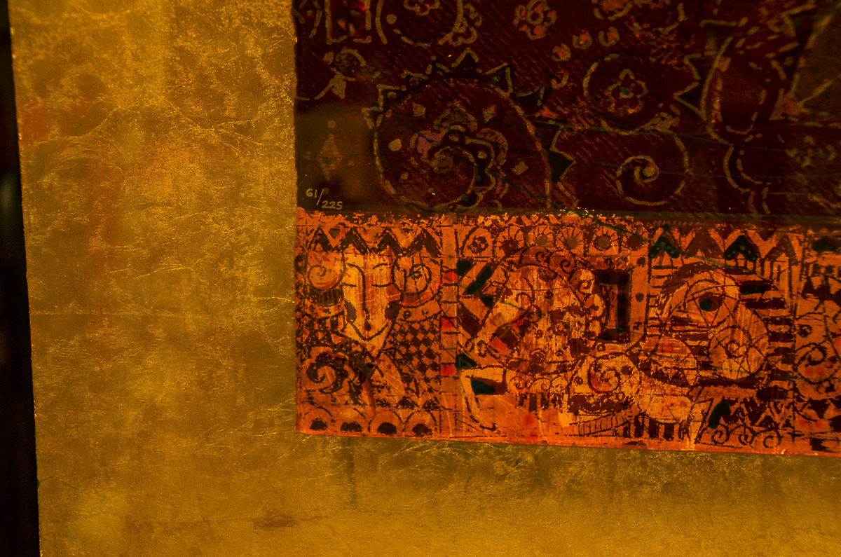 Csaba Markus Limited Edition Embellished Serigraph on Paper "Veronika"