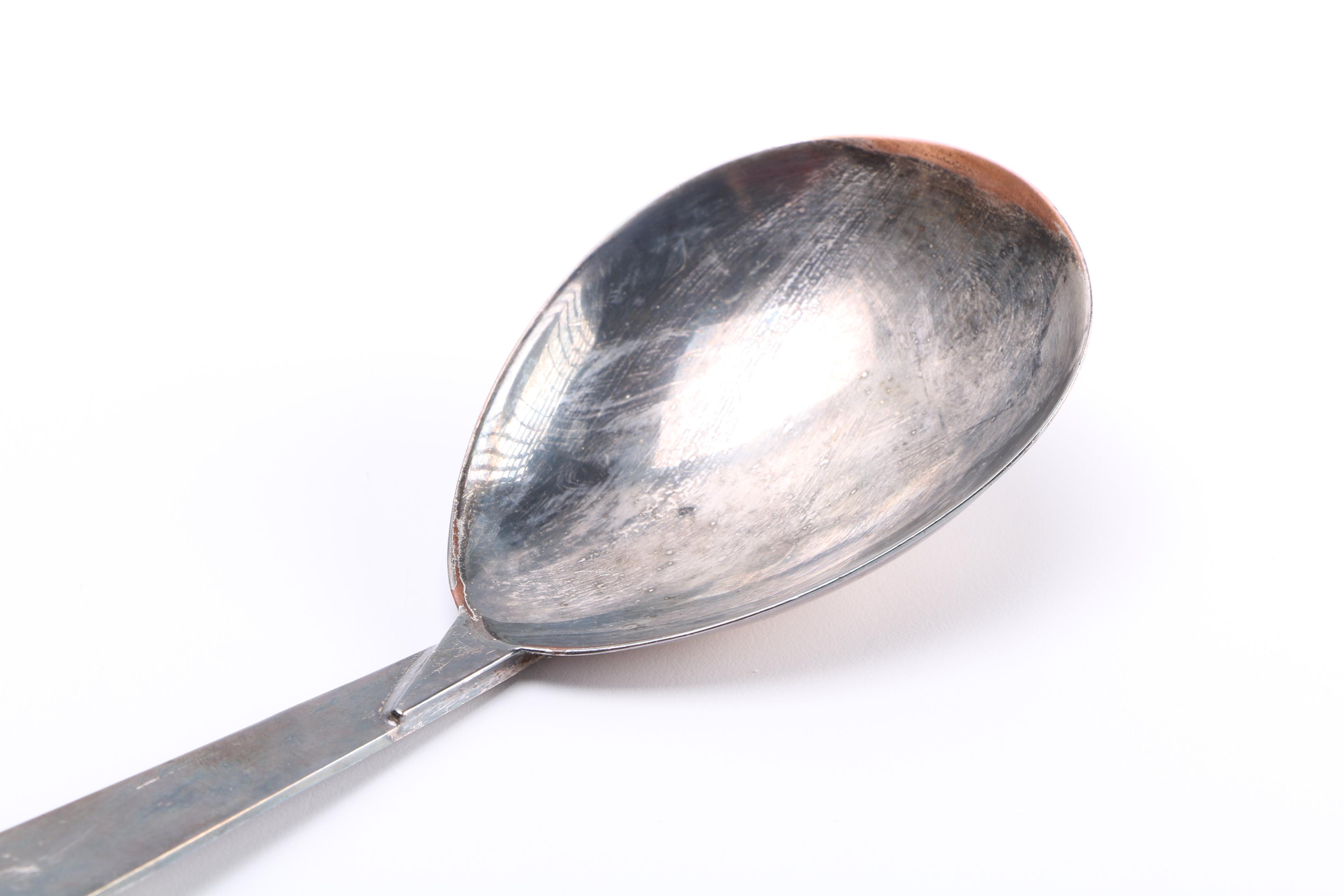 Mid-Century Three Crowns Silversmiths Silver Plate Vegetable Serving Set