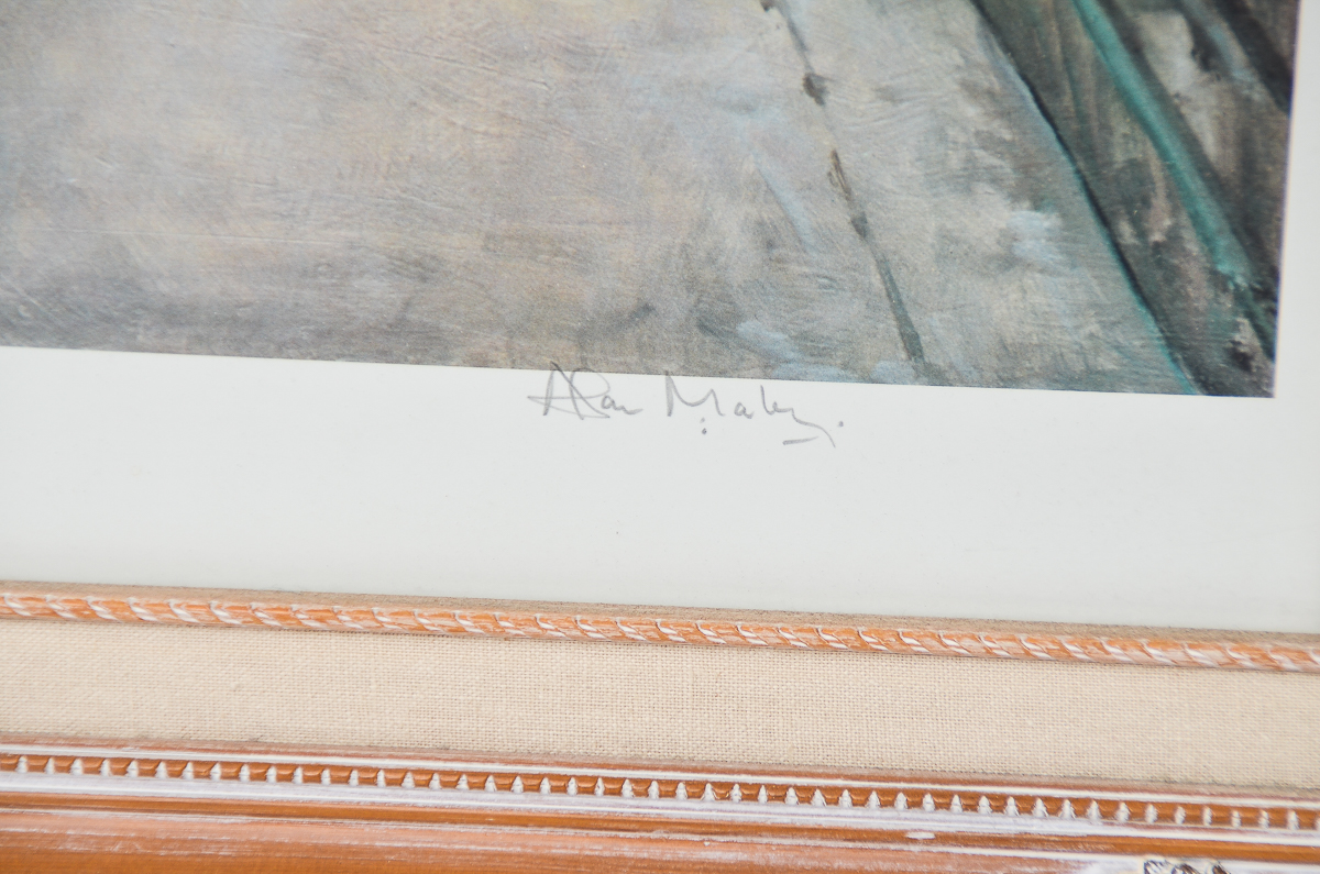 Alan Maley Limited Edition Offset Lithograph "Passing Elegance"