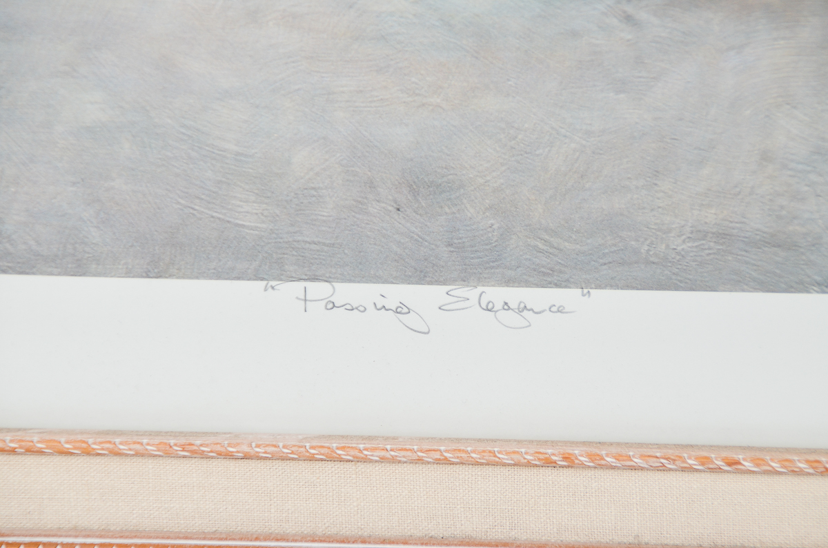 Alan Maley Limited Edition Offset Lithograph "Passing Elegance"