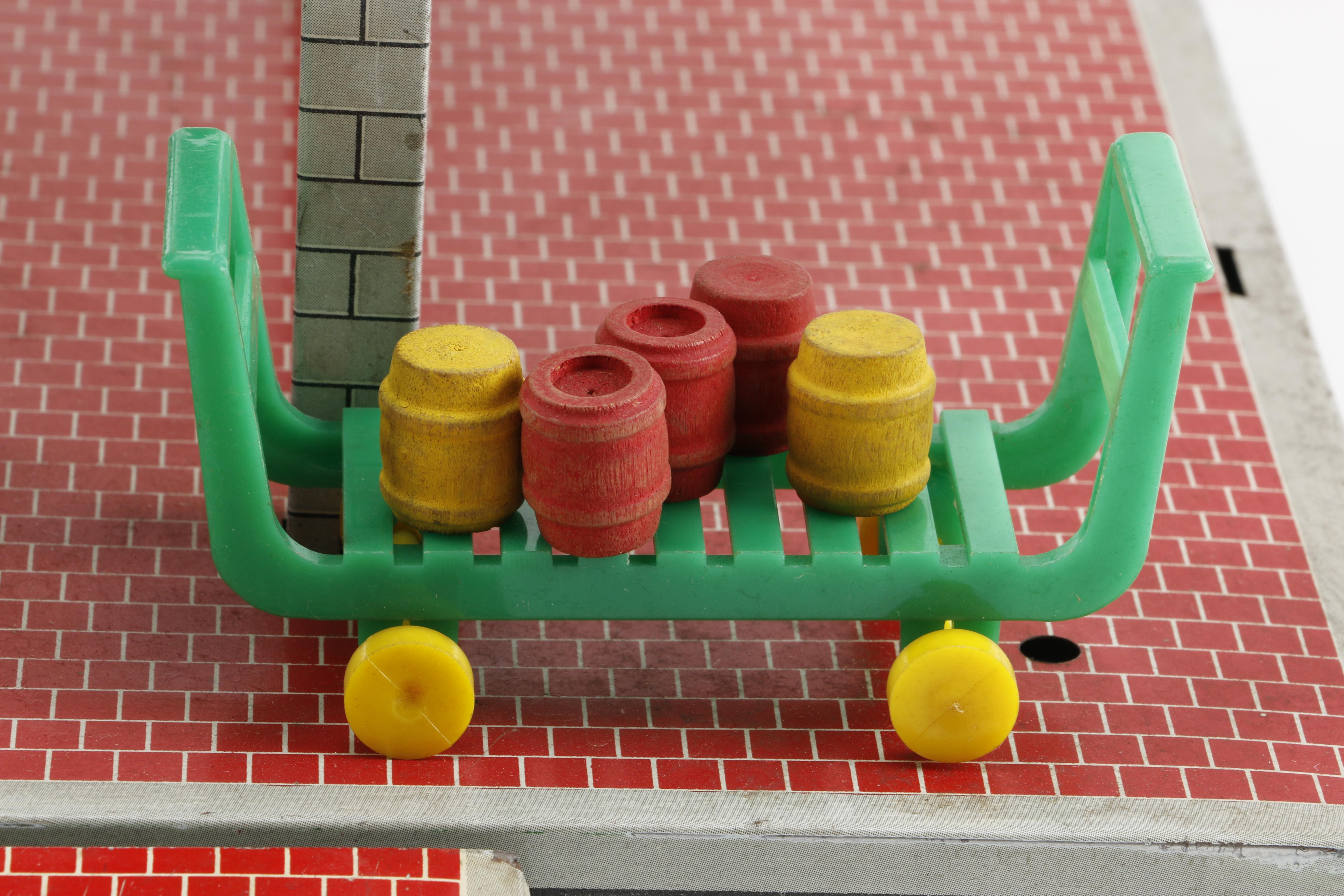 1950s Marx Tin Litho Freight Terminal Playset