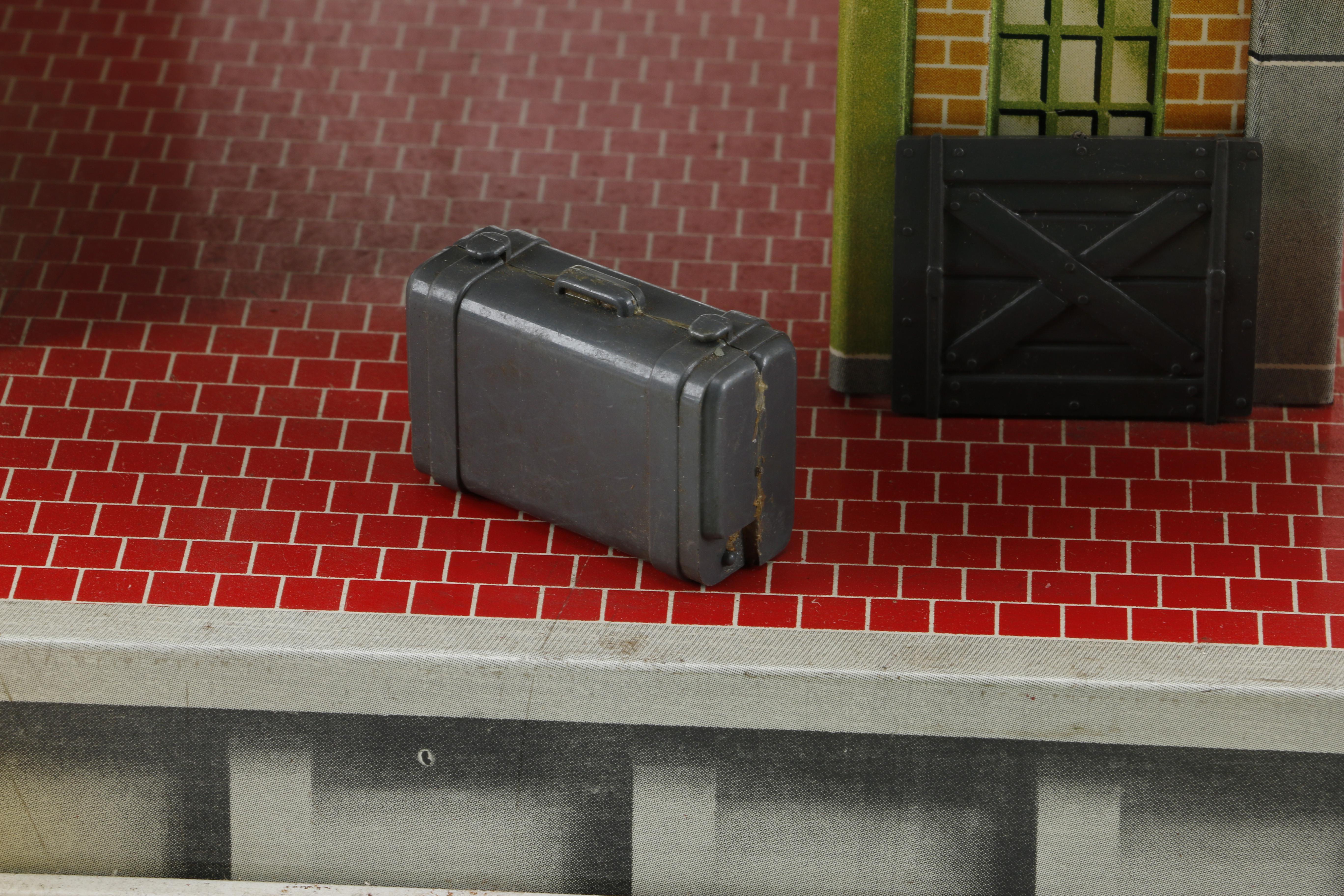 1950s Marx Tin Litho Freight Terminal Playset