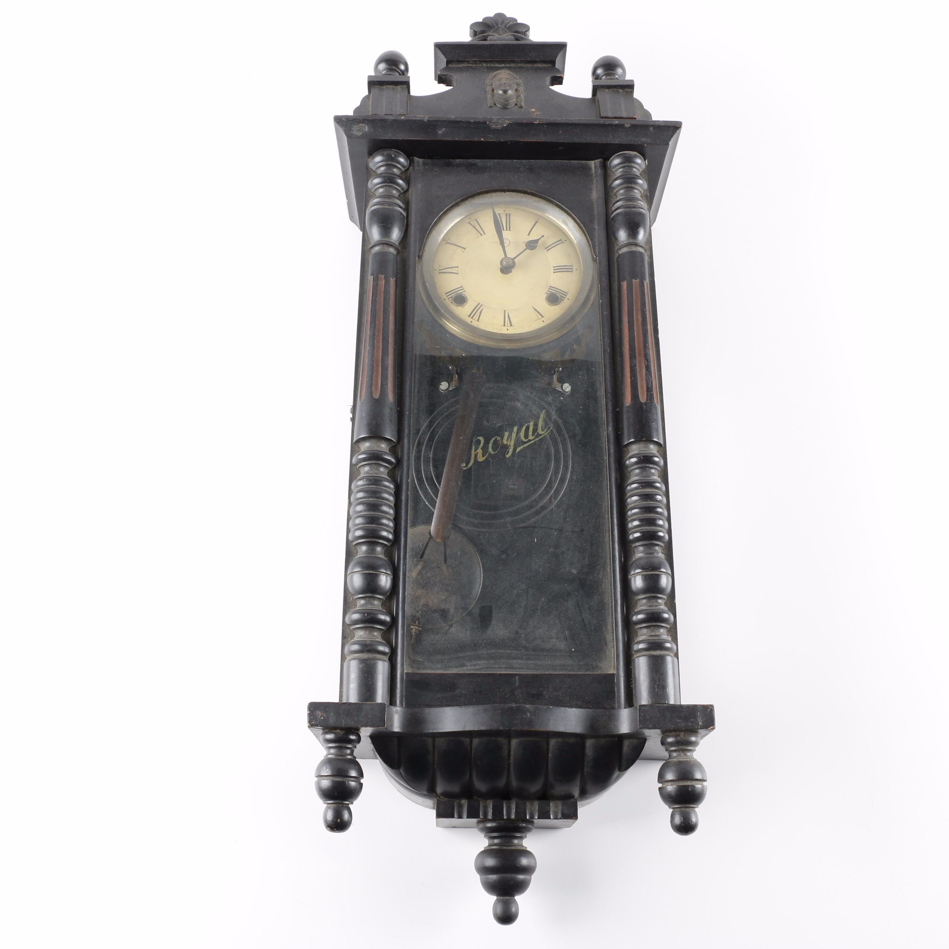 Royal Wooden Wall Clock