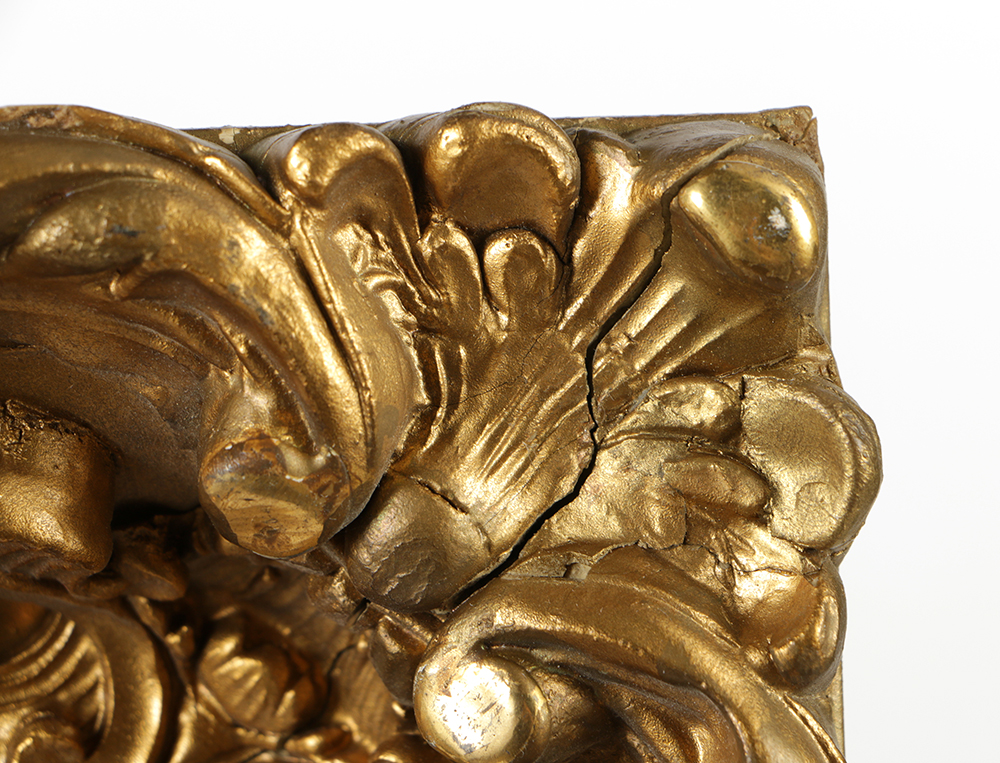 30.25" W x 20" H Vintage Louis XV Style Gilt and Gesso Frame