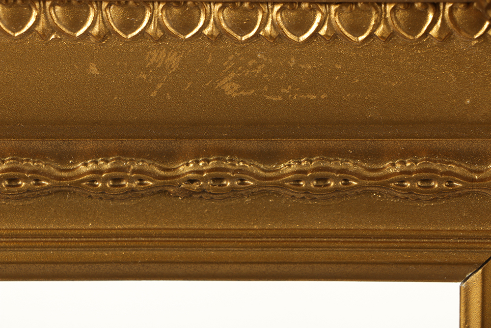 30.25" W x 20" H Vintage Louis XV Style Gilt and Gesso Frame