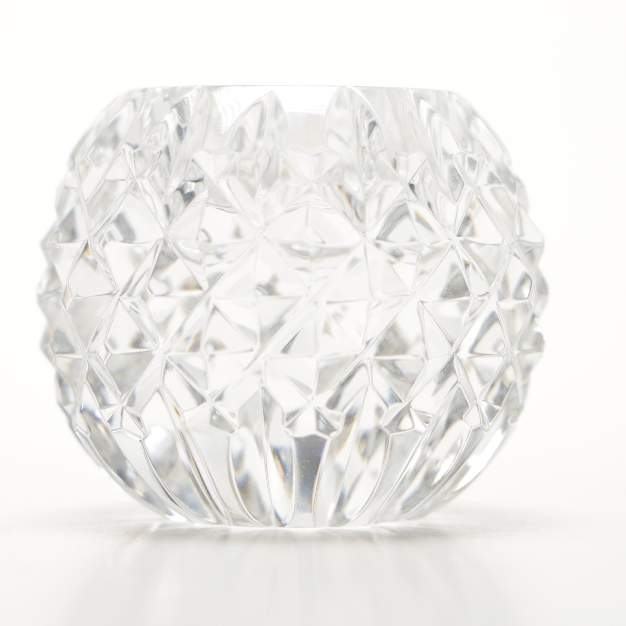 Pair of Waterford Crystal Votive Candle Holders