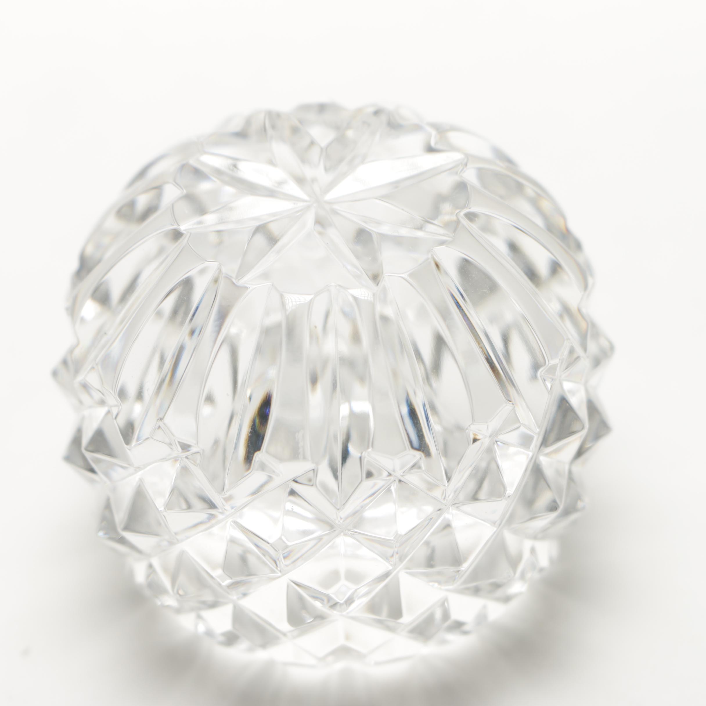 Pair of Waterford Crystal Votive Candle Holders