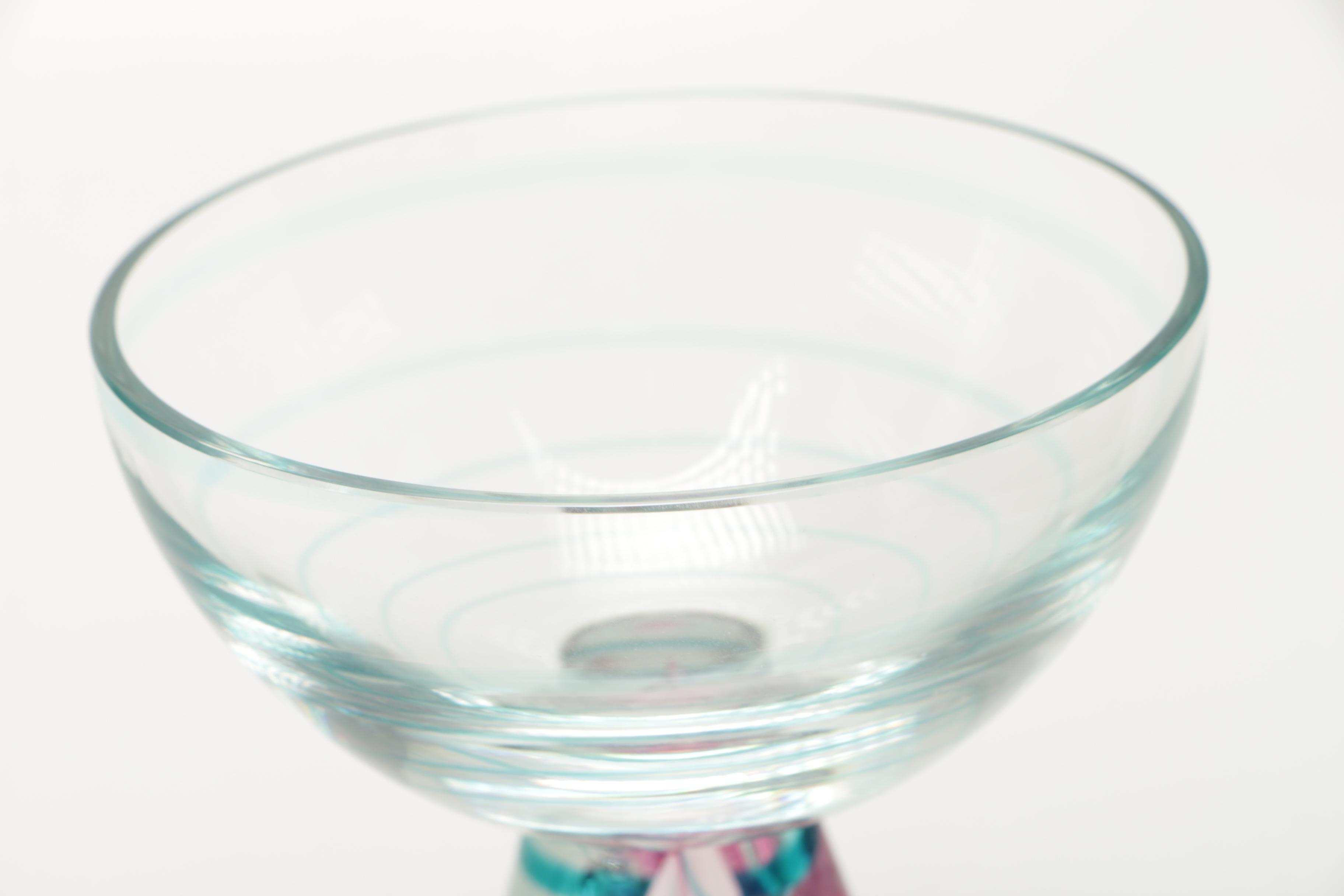 Caithness Glass "Gyration" Footed Bowl