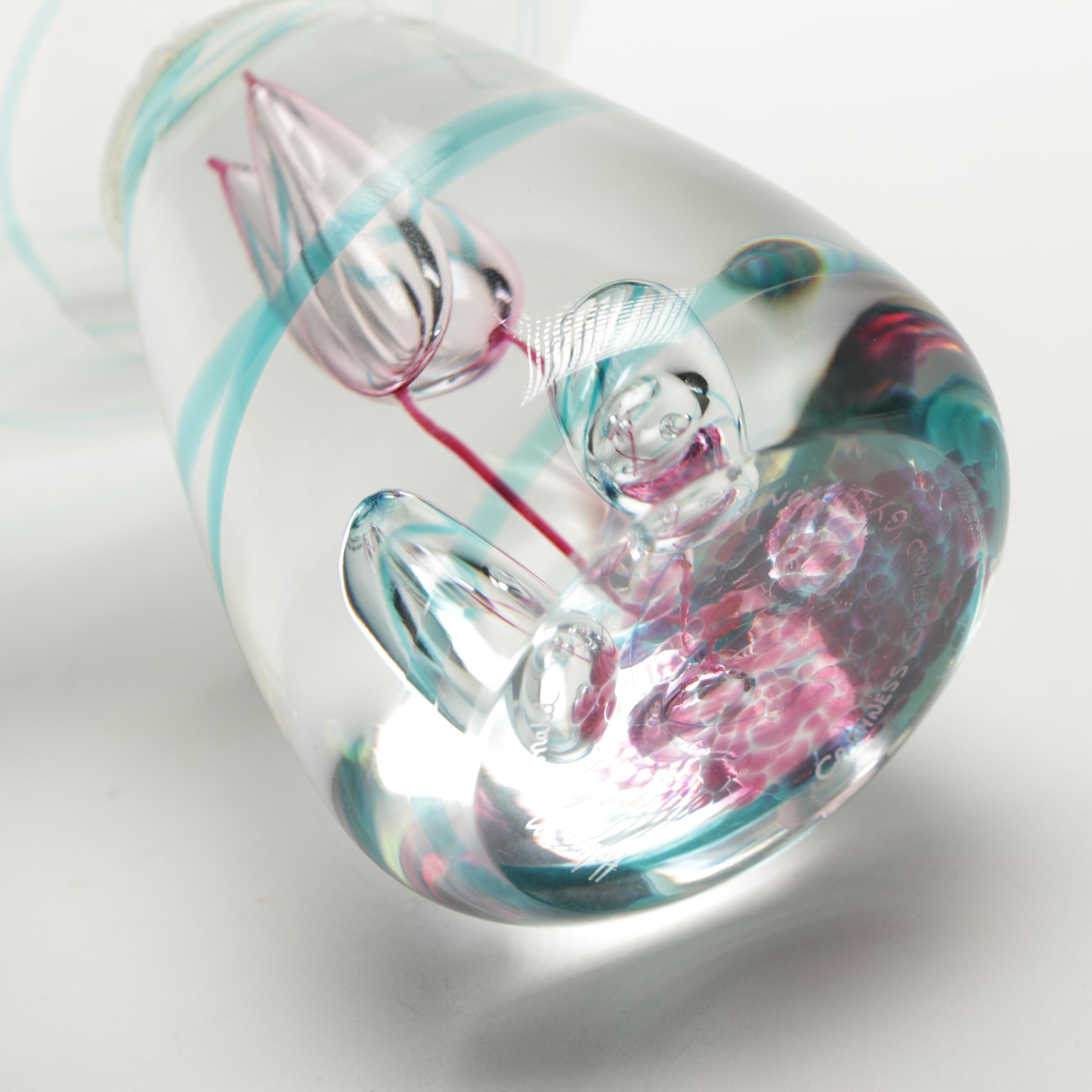 Caithness Glass "Gyration" Footed Bowl