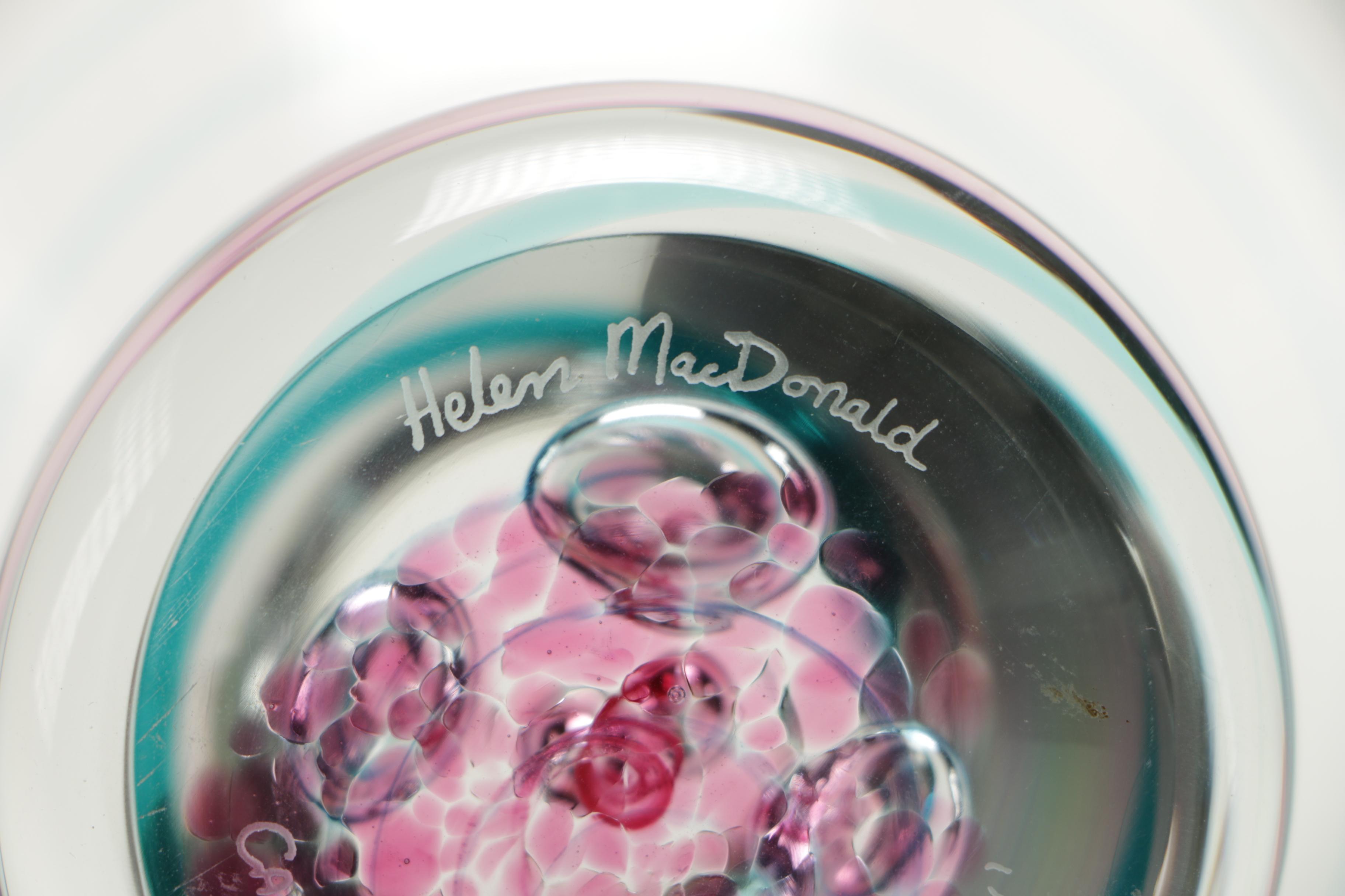 Caithness Glass "Gyration" Footed Bowl