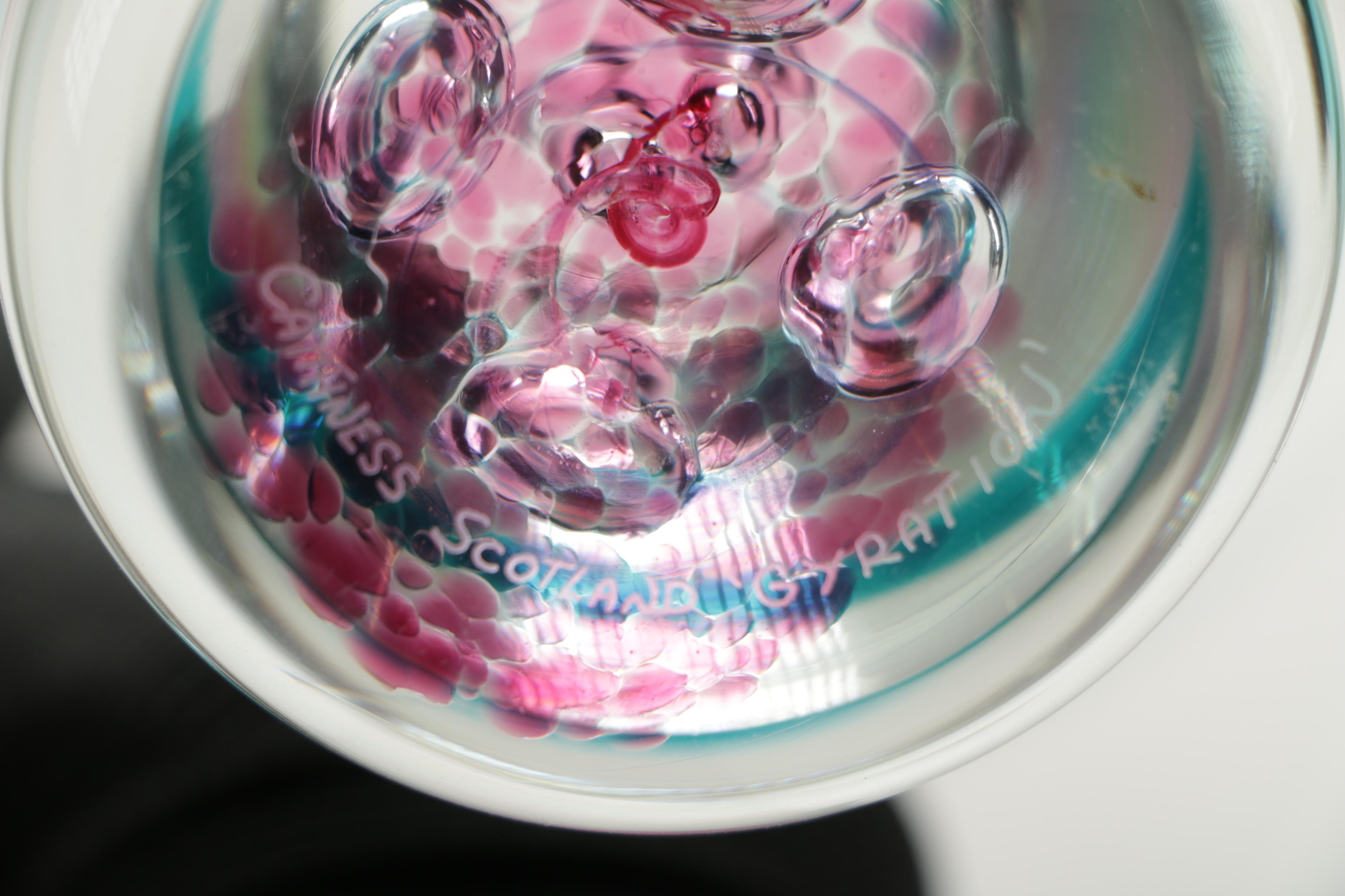 Caithness Glass "Gyration" Footed Bowl