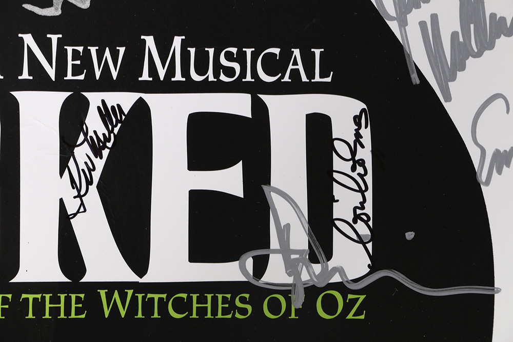 Broadway Cast Autographed "Wicked" Poster