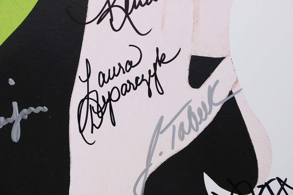 Broadway Cast Autographed "Wicked" Poster