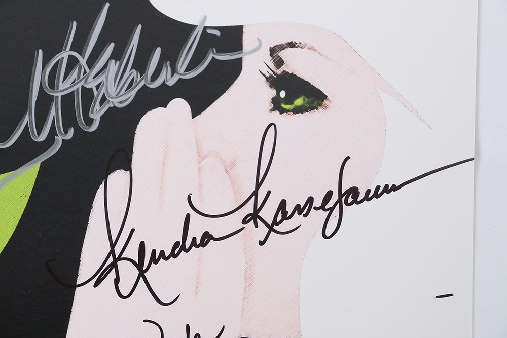 Broadway Cast Autographed "Wicked" Poster