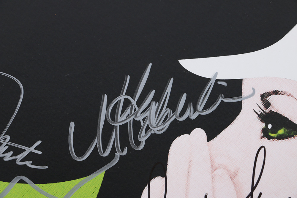 Broadway Cast Autographed "Wicked" Poster