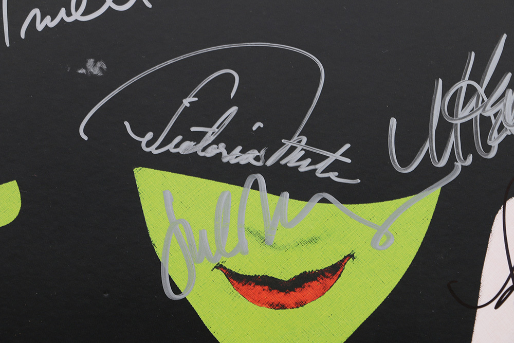 Broadway Cast Autographed "Wicked" Poster