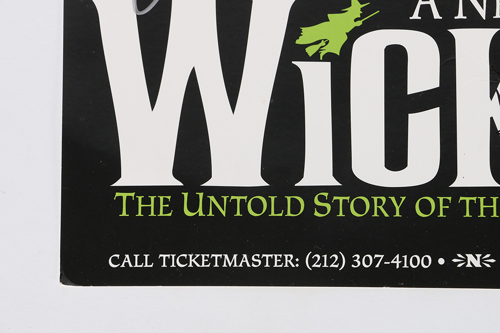 Broadway Cast Autographed "Wicked" Poster