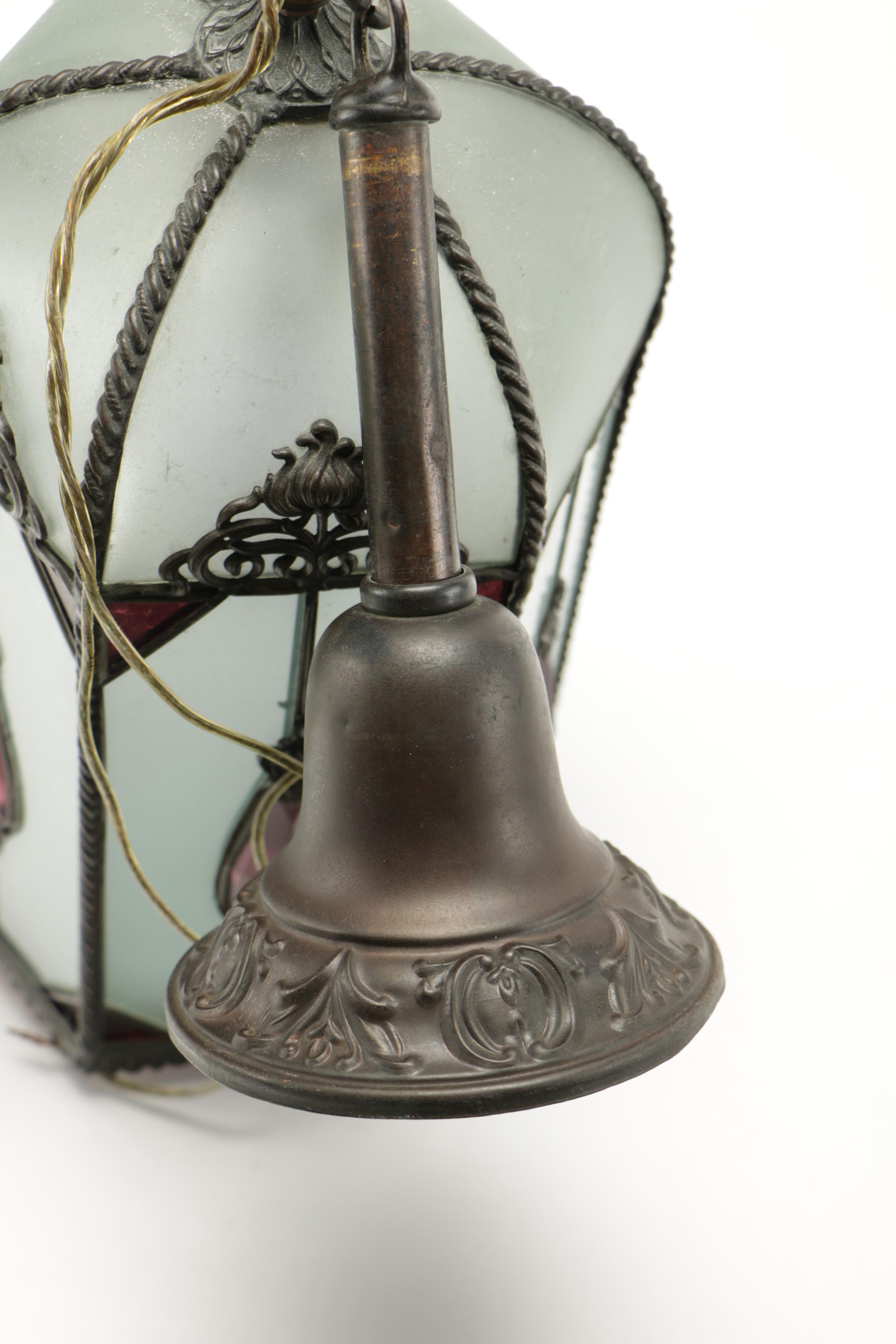 Antique Style Ornate Pendent Light