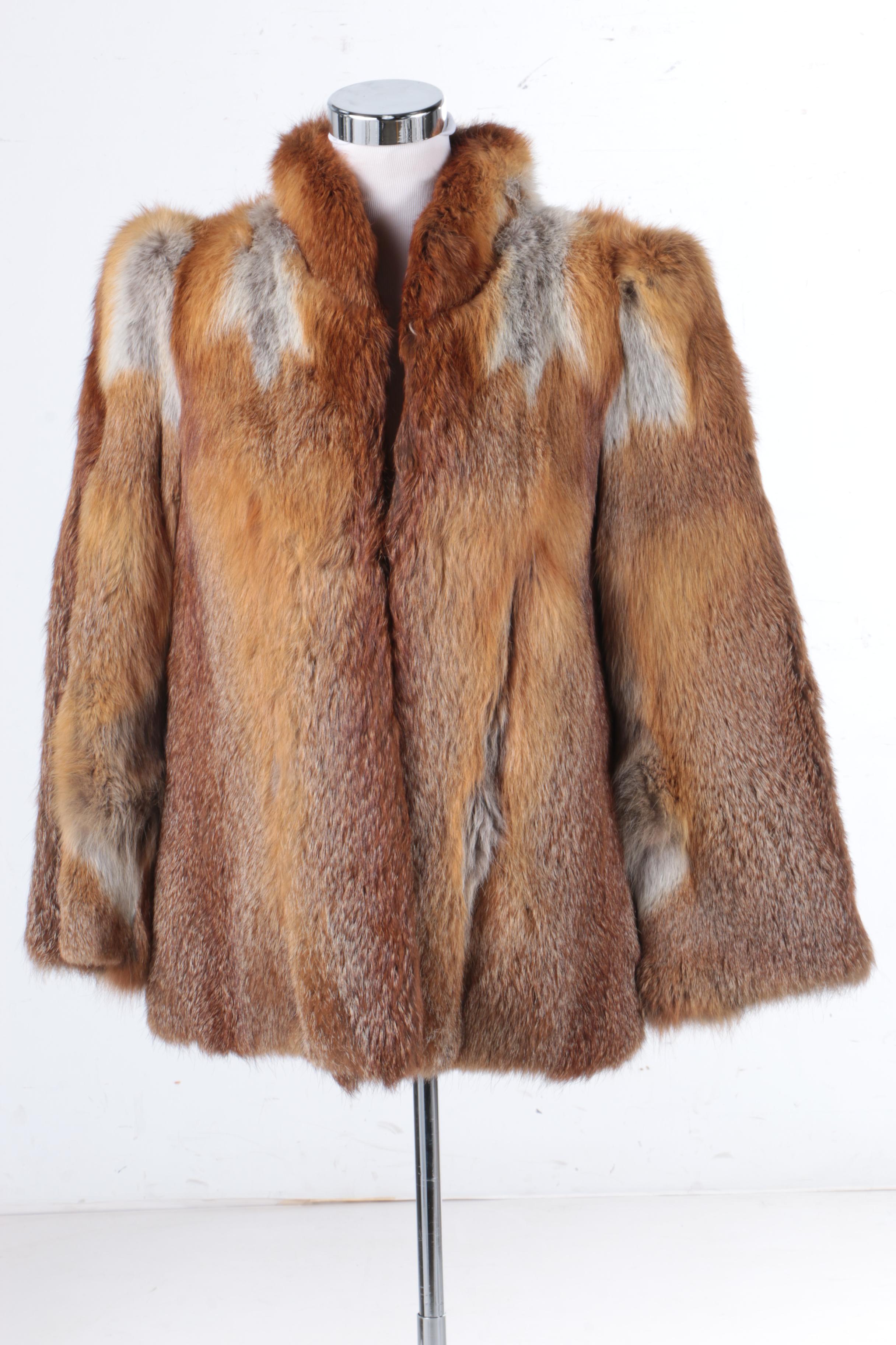 Red Fox Fur Coat