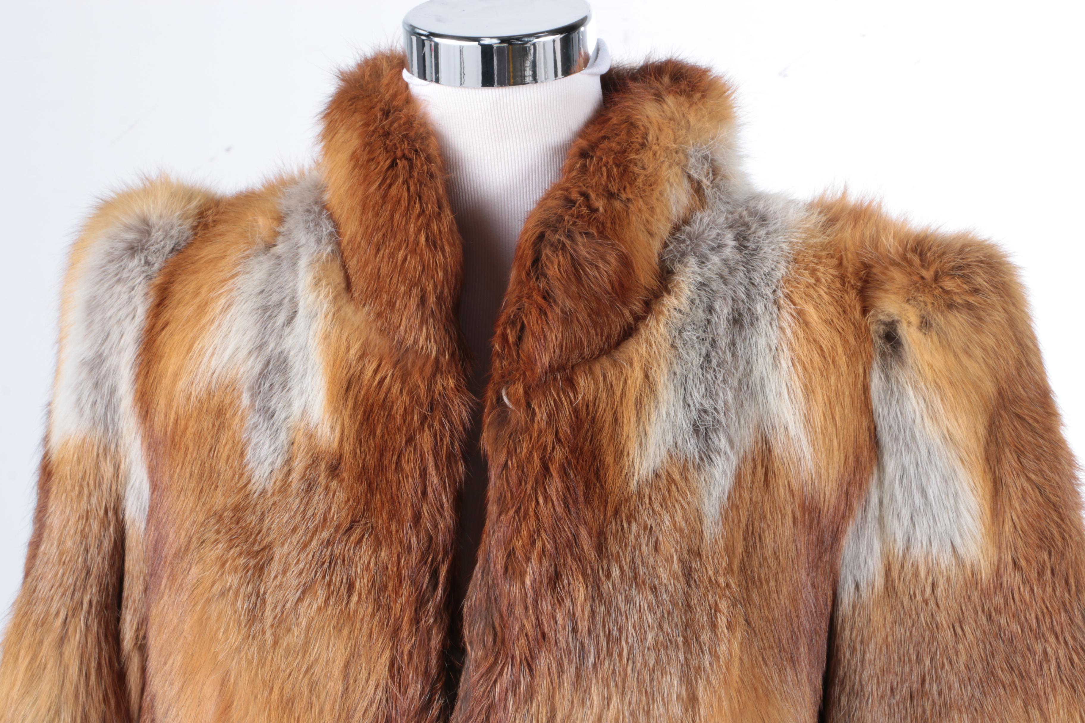 Red Fox Fur Coat