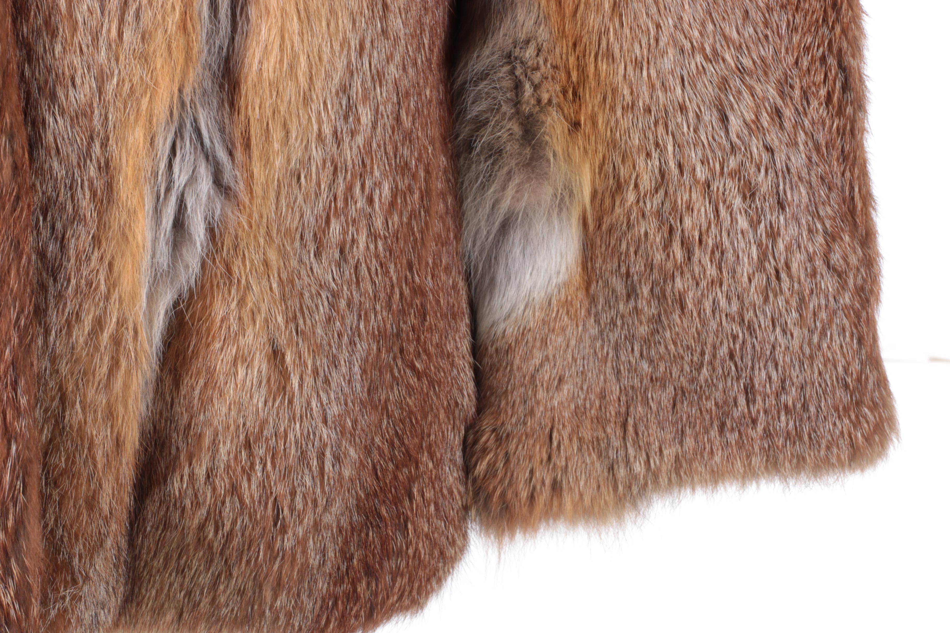 Red Fox Fur Coat