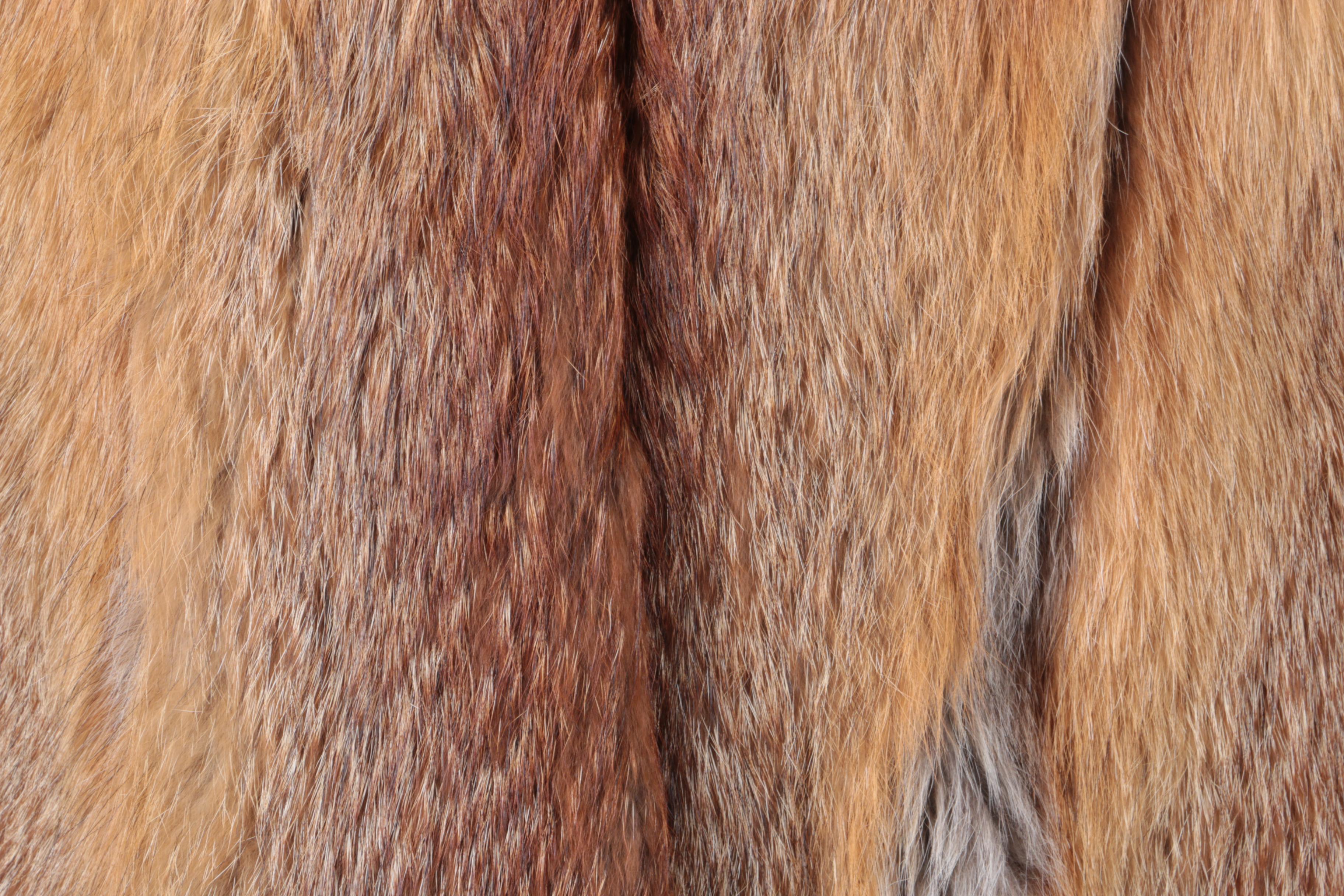 Red Fox Fur Coat