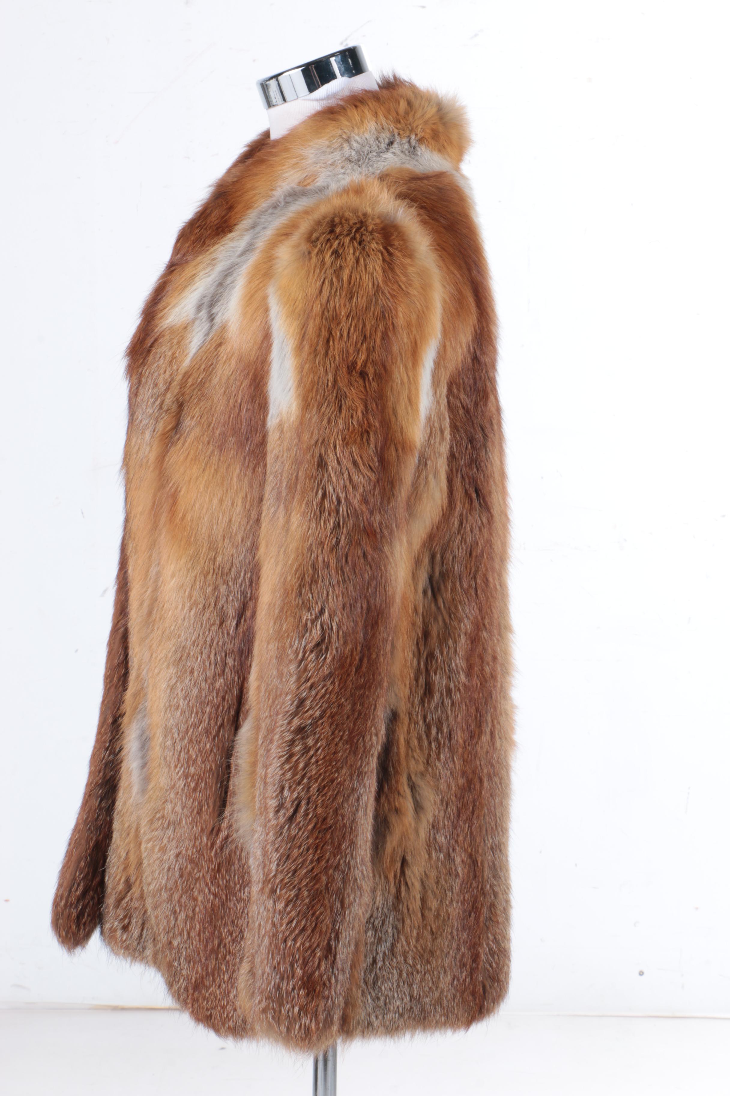 Red Fox Fur Coat