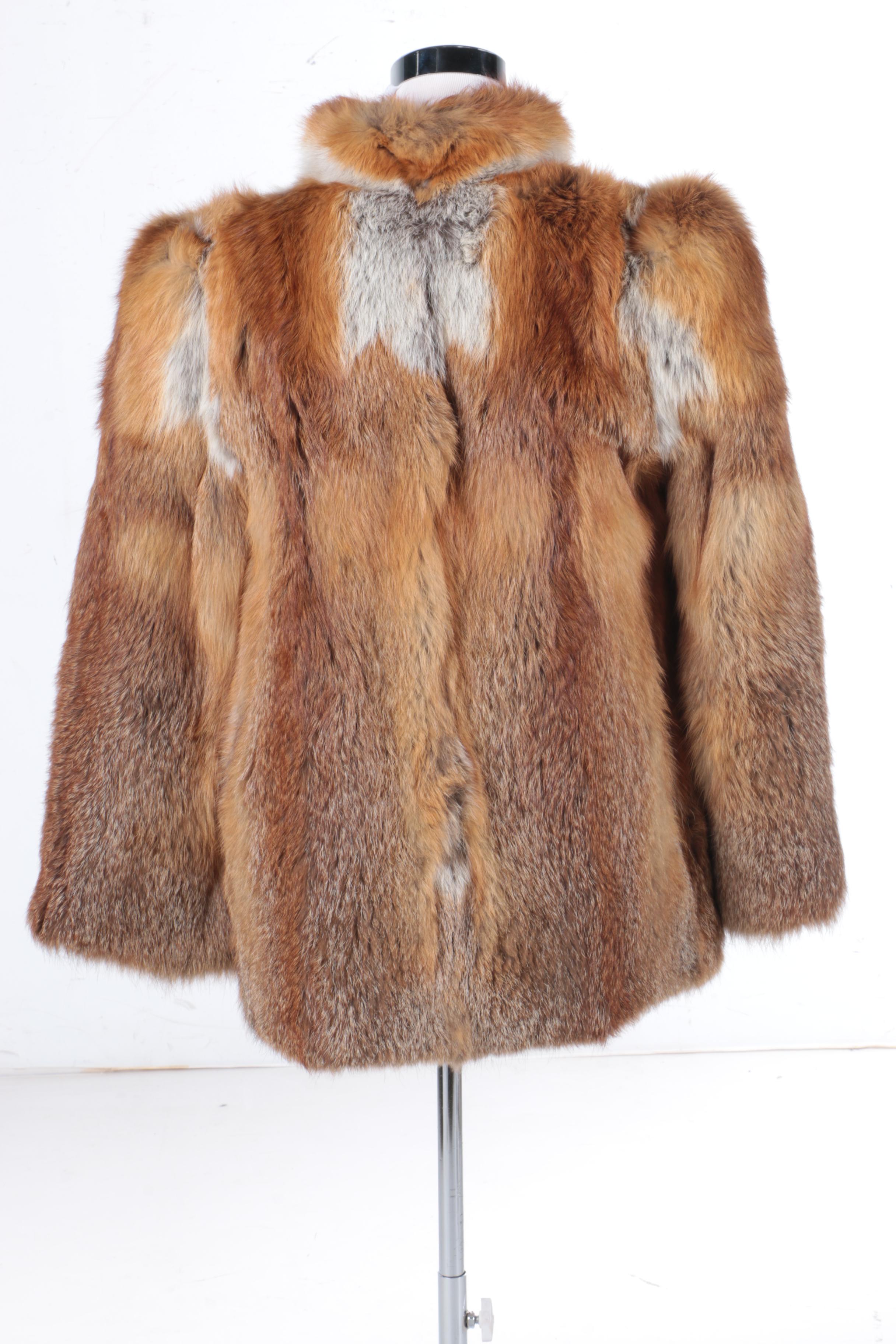 Red Fox Fur Coat