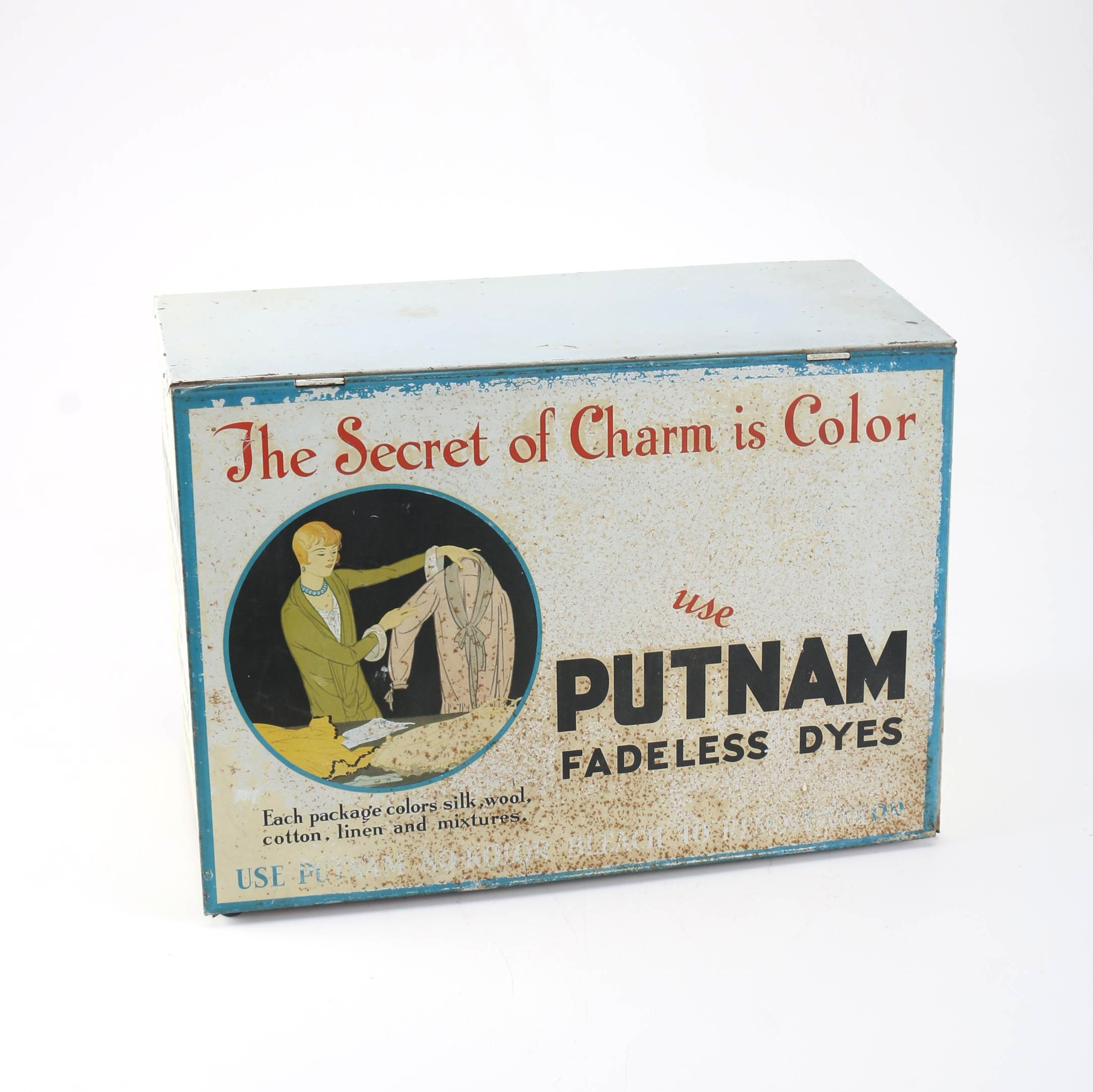 Putnam Fadeless Dyes Metal Box