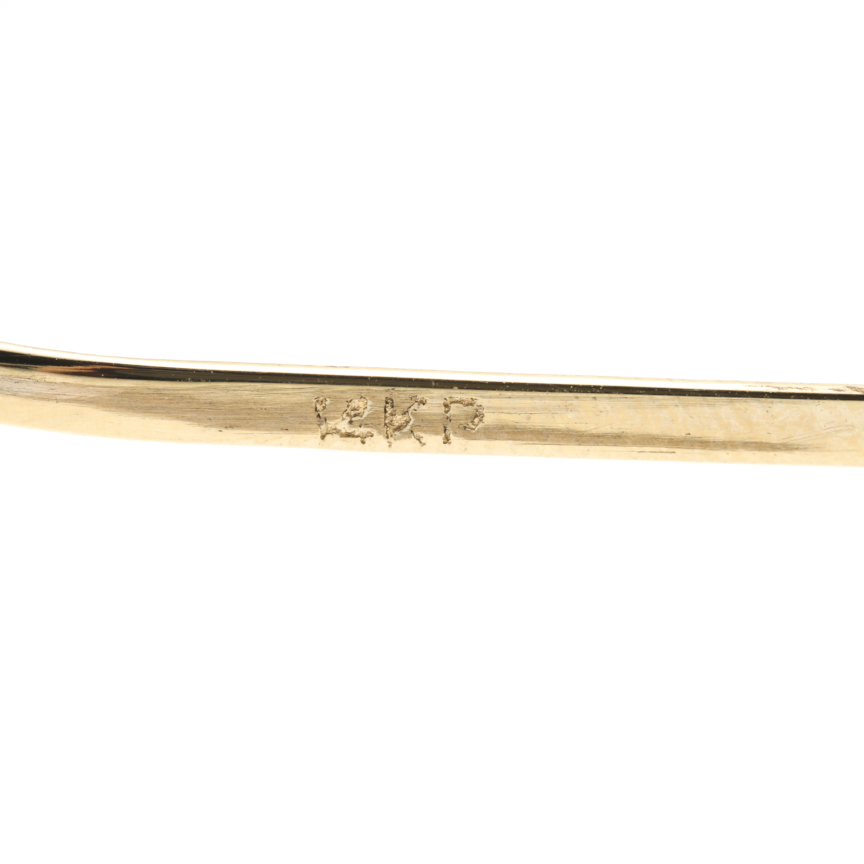 14K Yellow Gold Hinged Bangle Bracelet