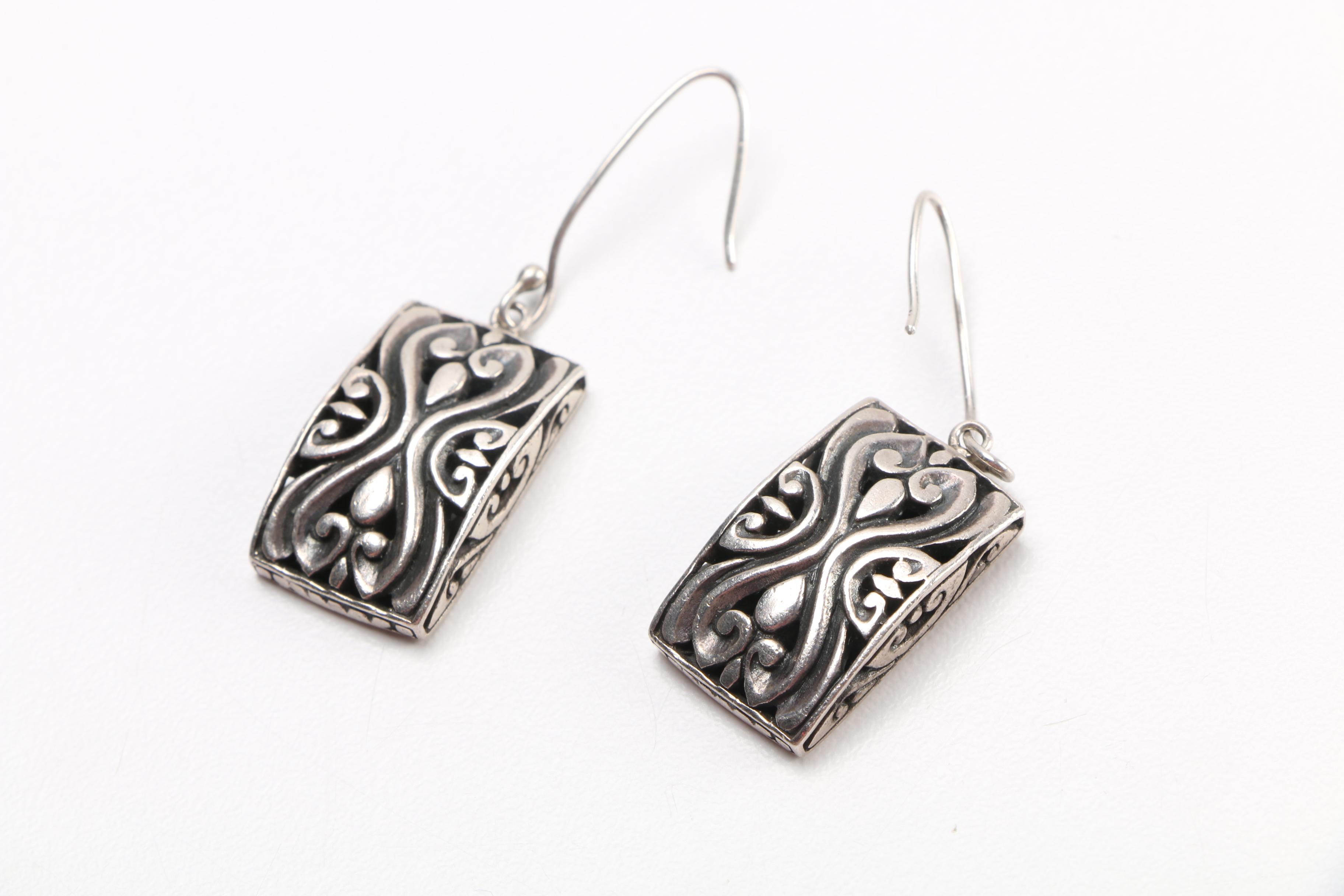 Sterling Silver Jewelry Including Manatee Brooch