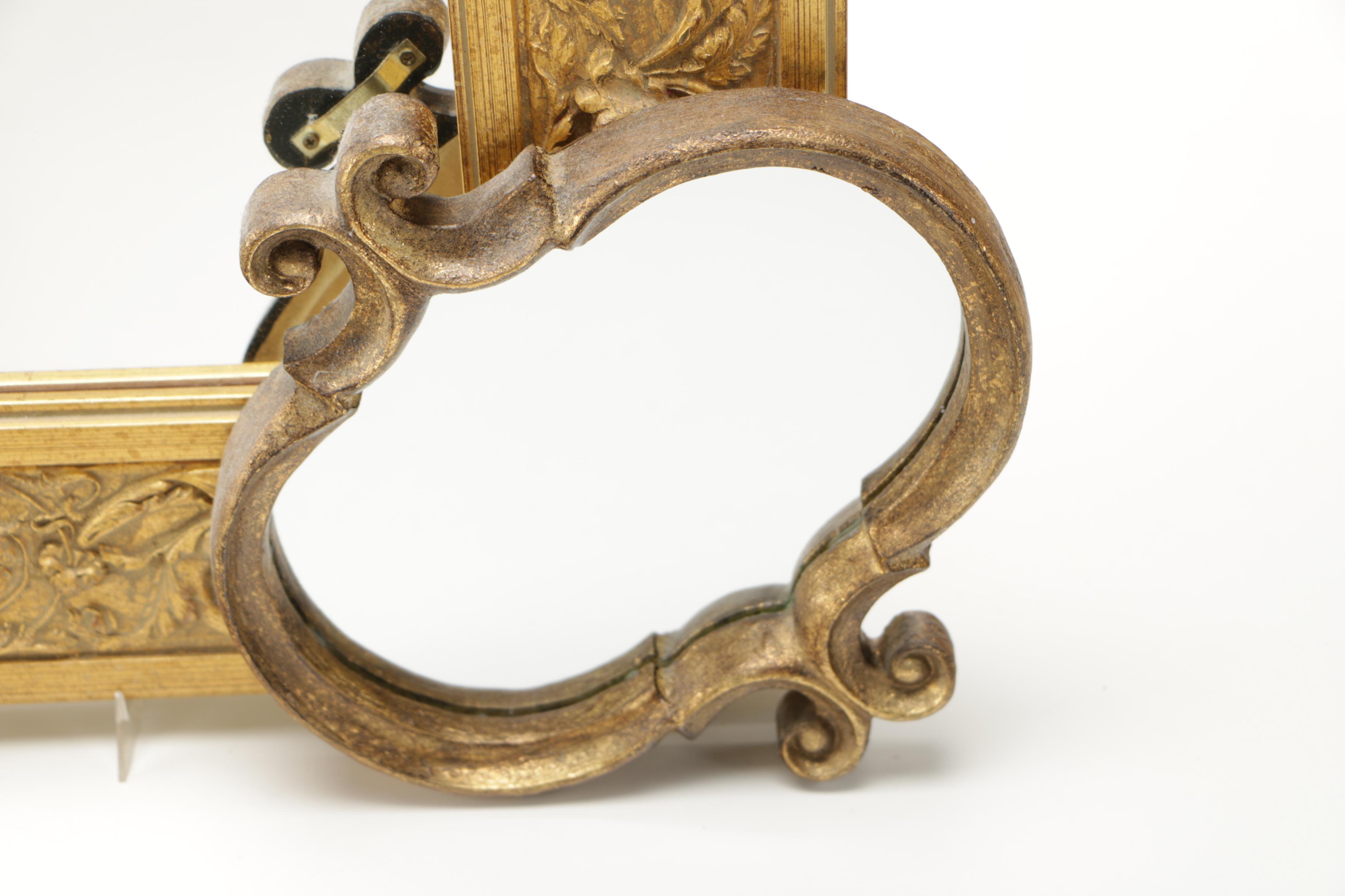 Collection of Ornate Framed Mirrors.