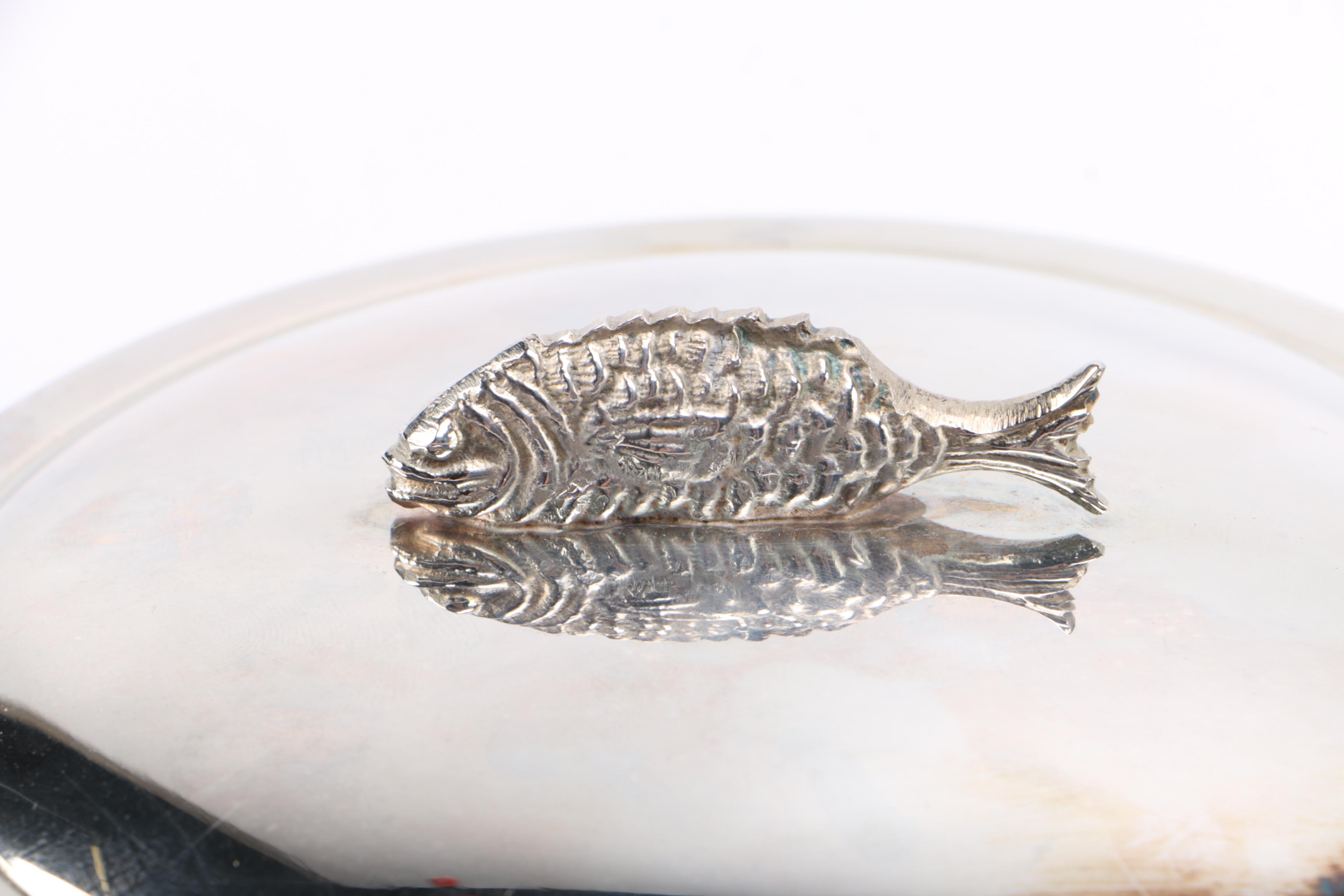 Silver-Plated Covered Trays and Dishes by Luemans Madrid