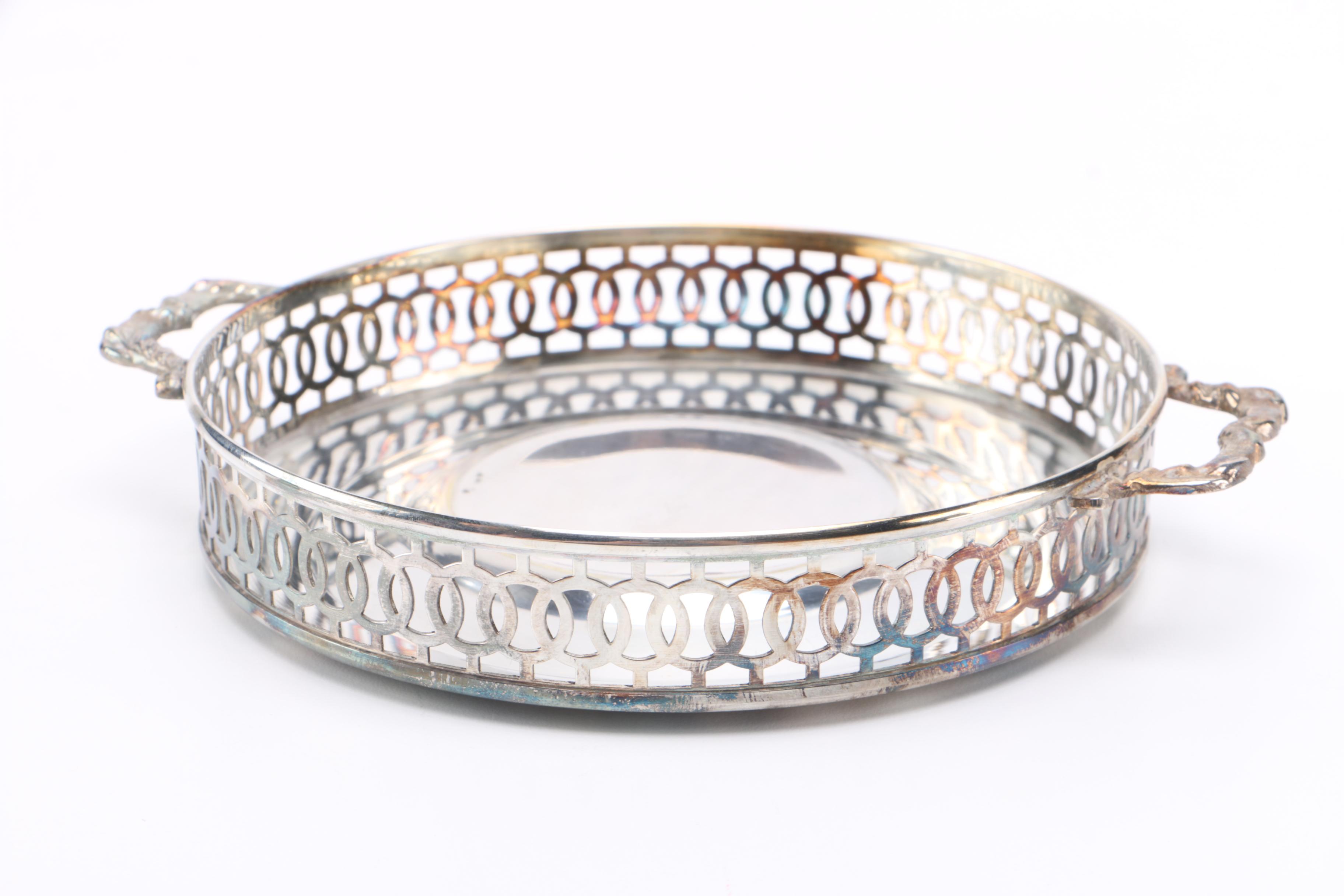 Silver-Plated Covered Trays and Dishes by Luemans Madrid