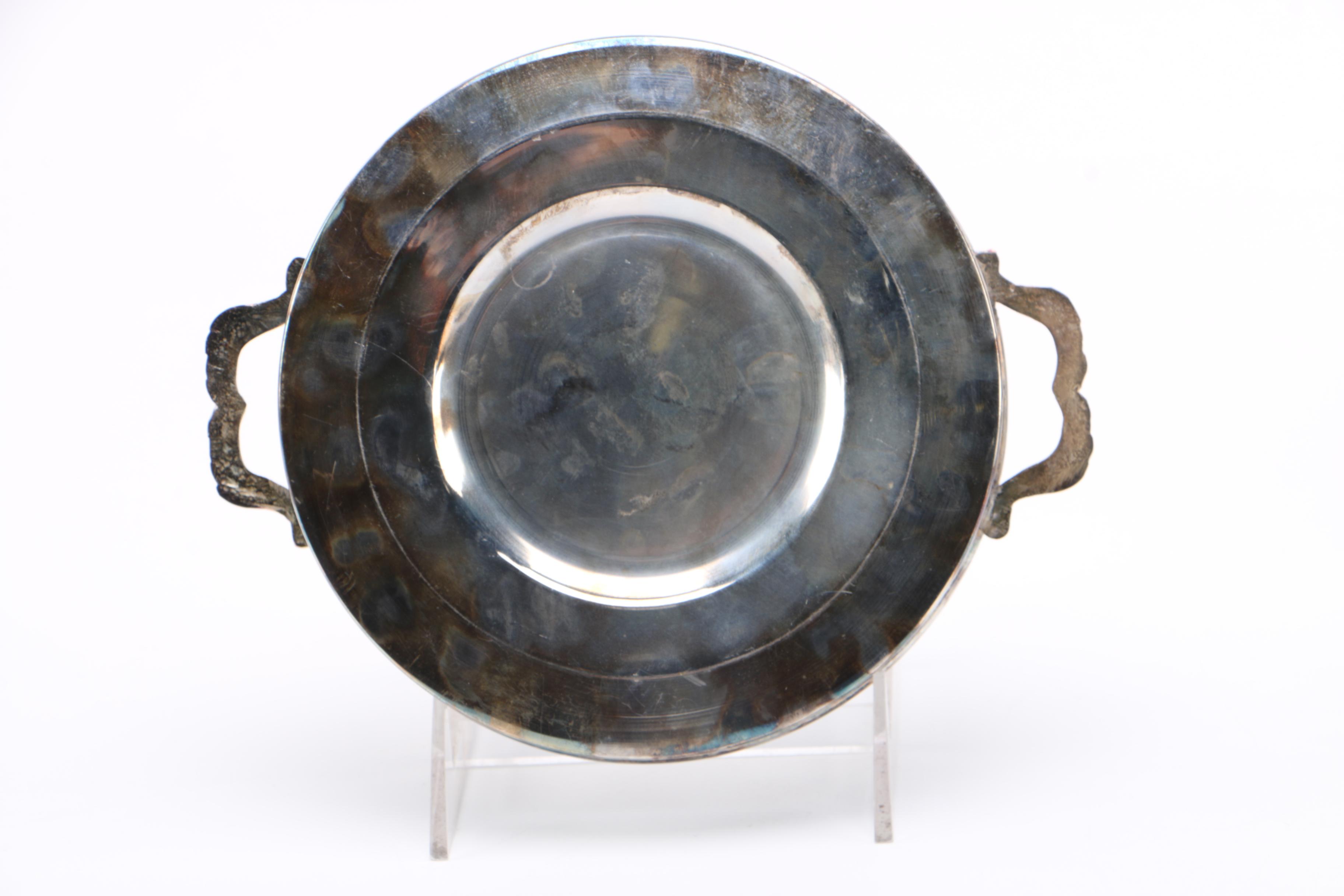 Silver-Plated Covered Trays and Dishes by Luemans Madrid