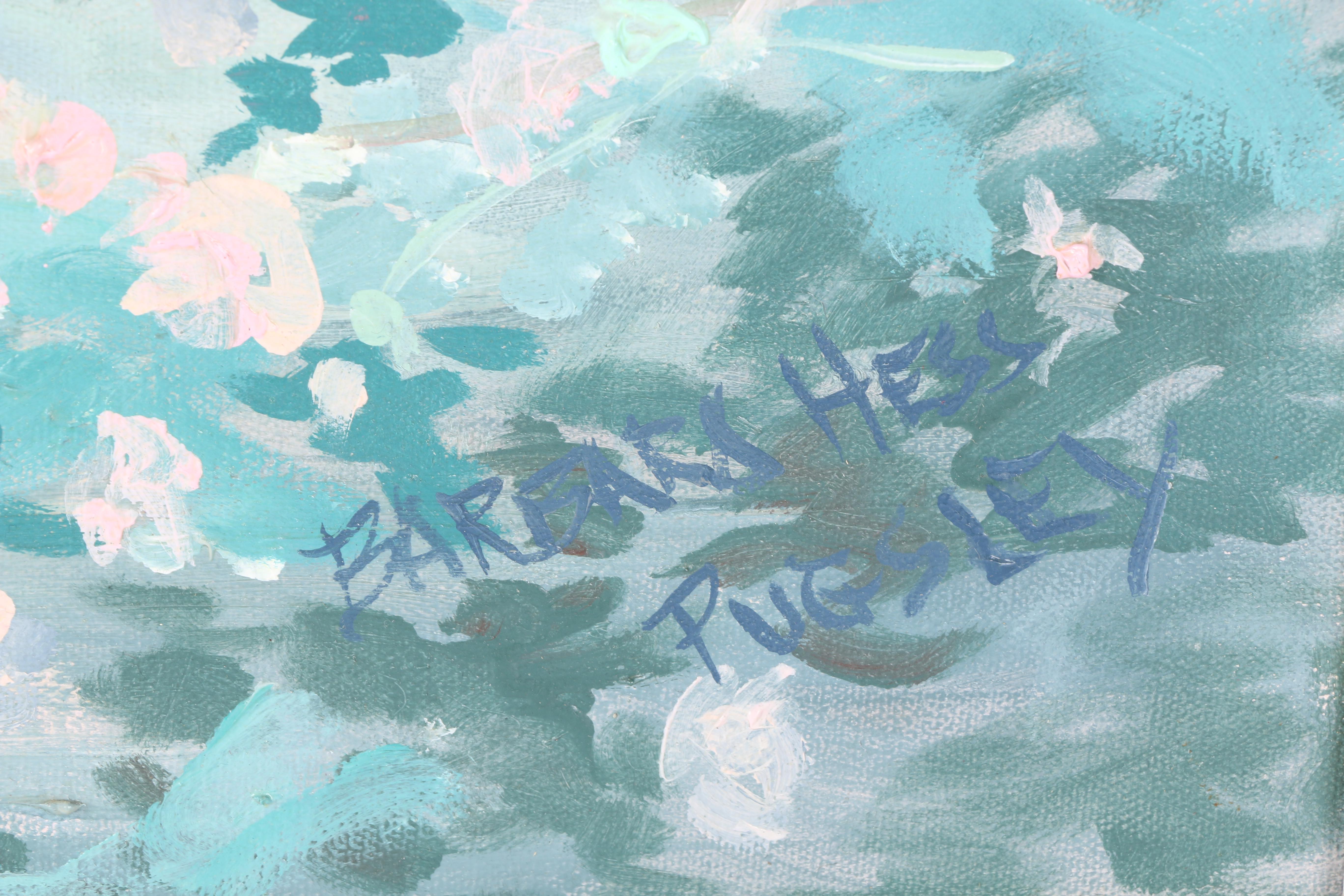 Barbara Pugsley Oil Painting on Canvas "Carousel"