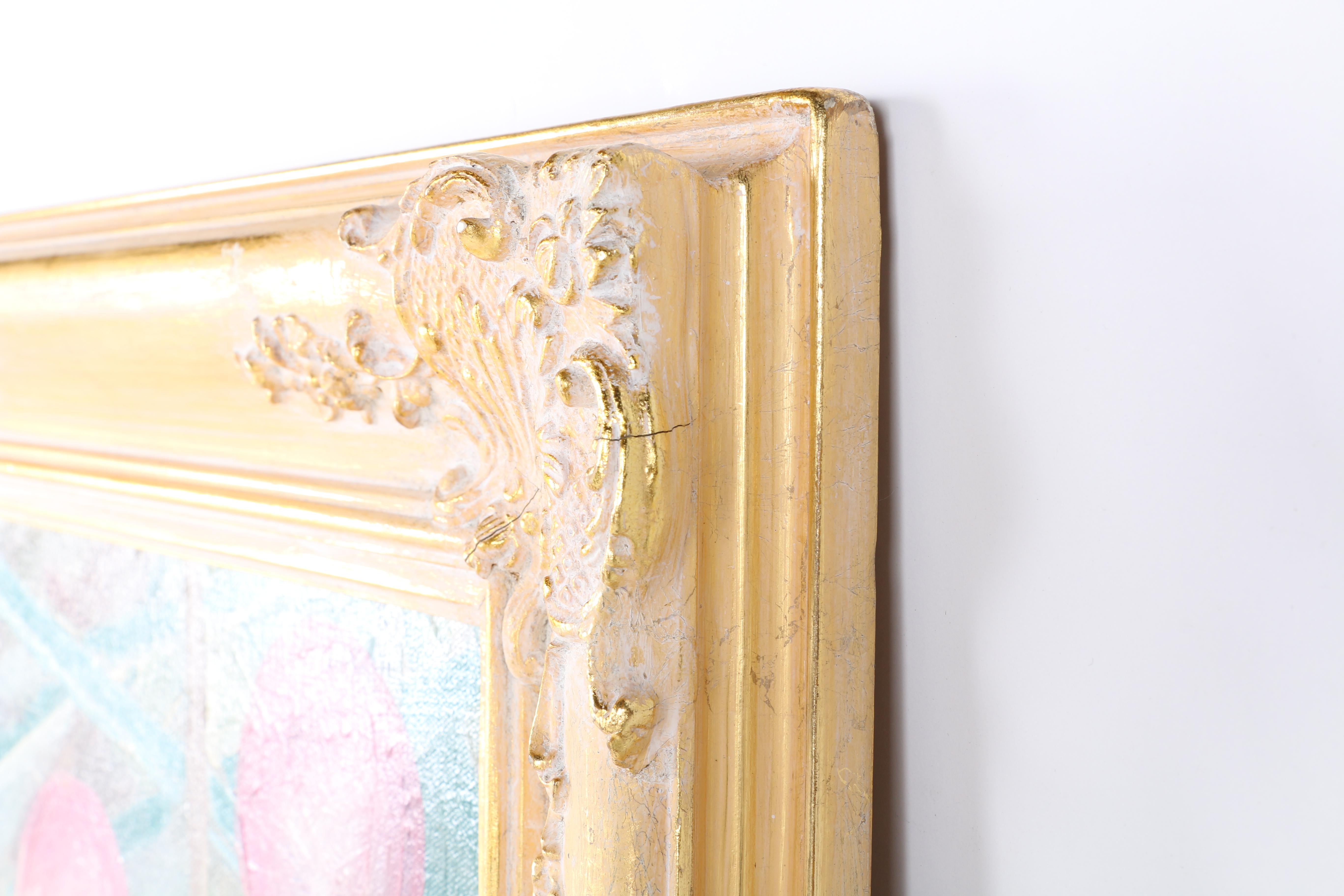 Barbara Pugsley Oil Painting on Canvas "Carousel"