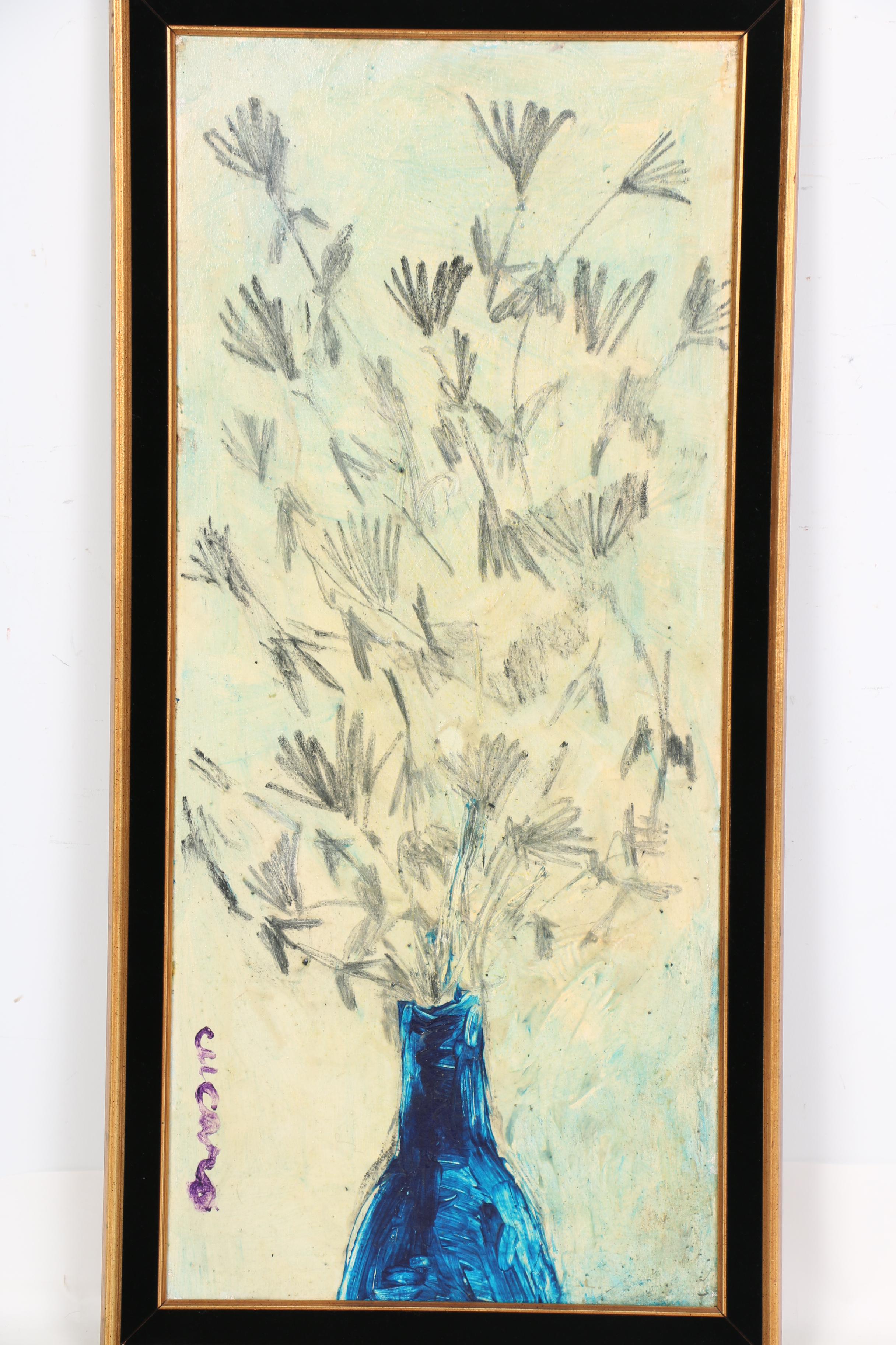 Pascal Cucaro Mid-Century Still Life Oil Painting on Canvas