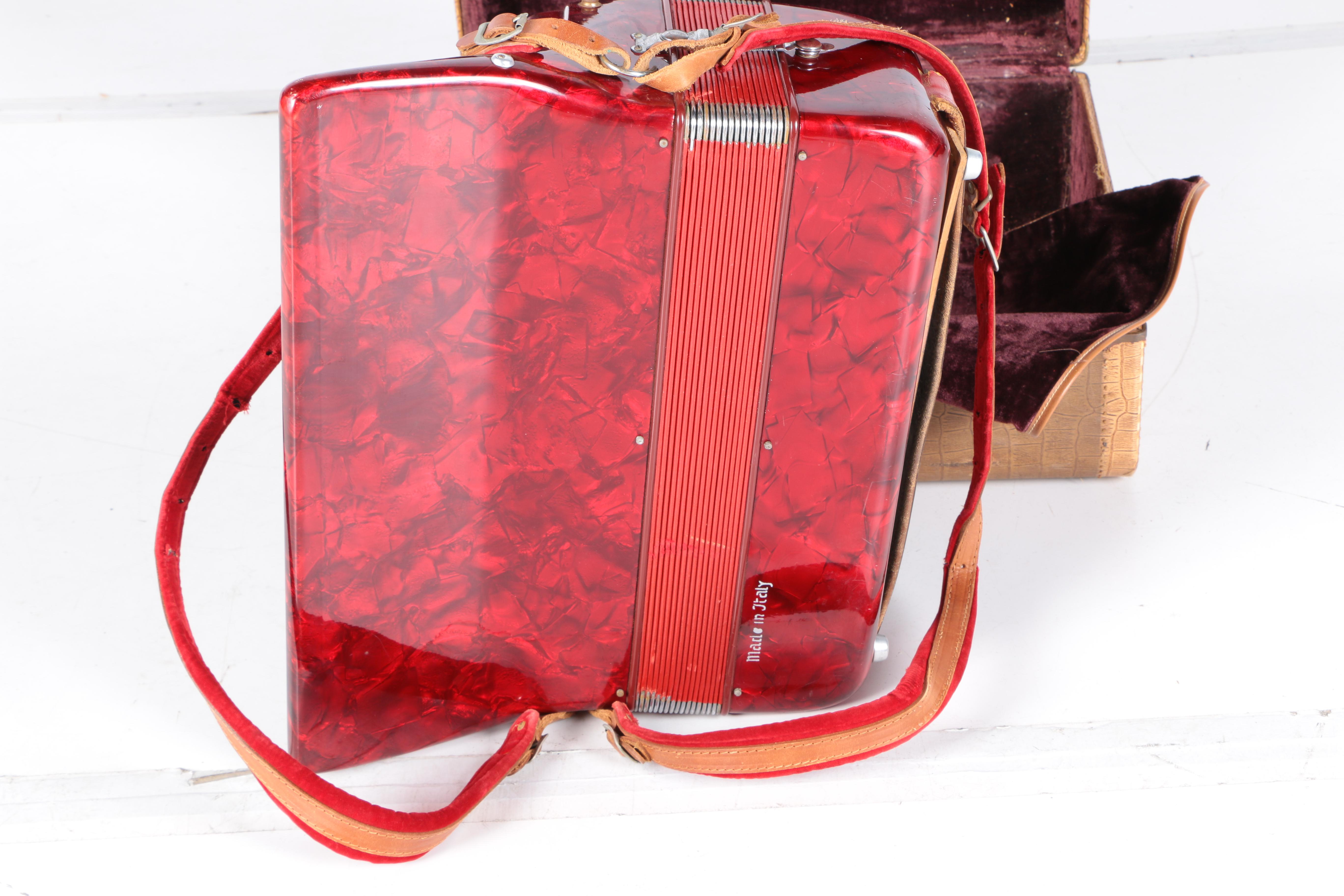 Antique Alcoa Accordion